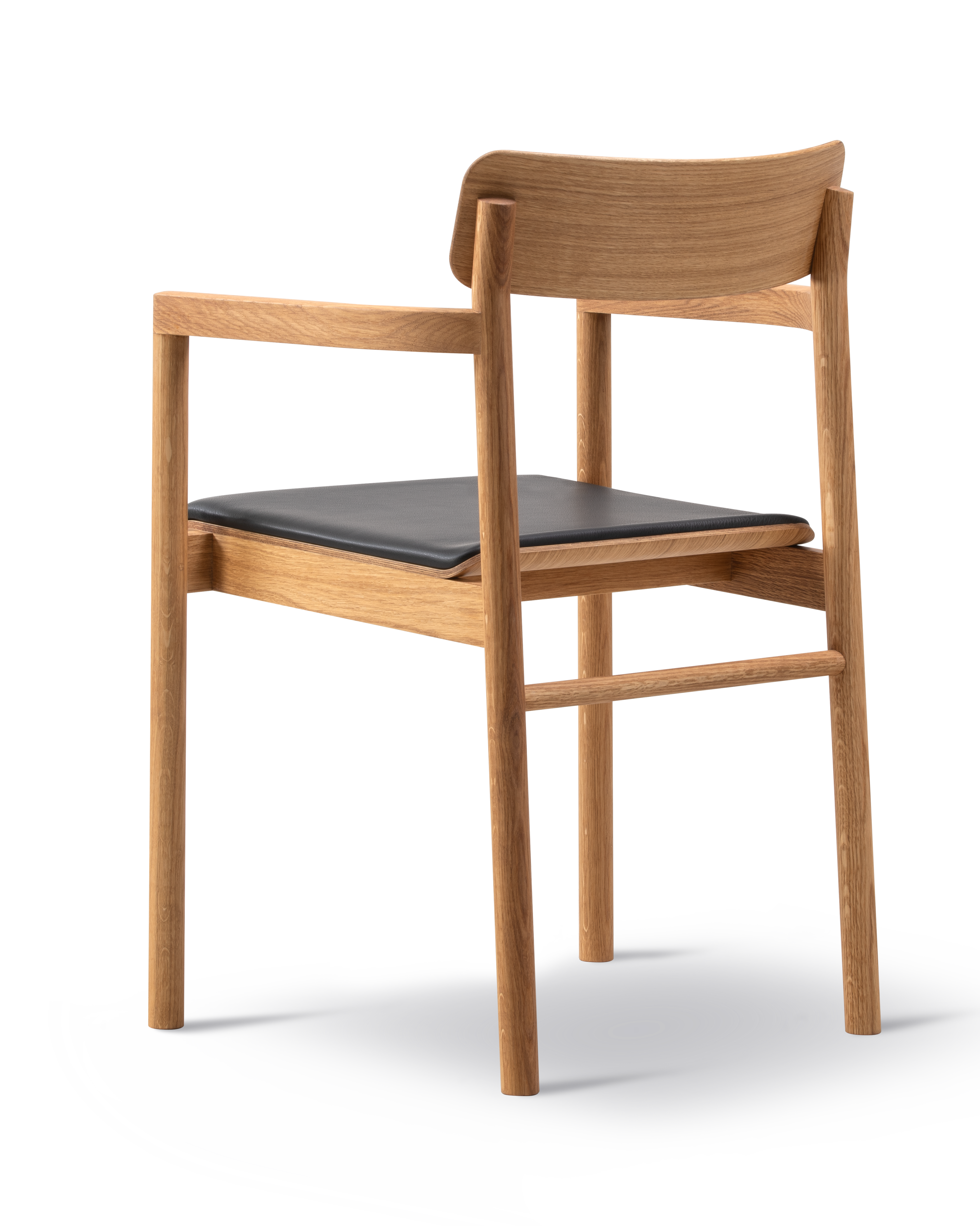 Post Chair - Leather Omni 301 / Oak oil