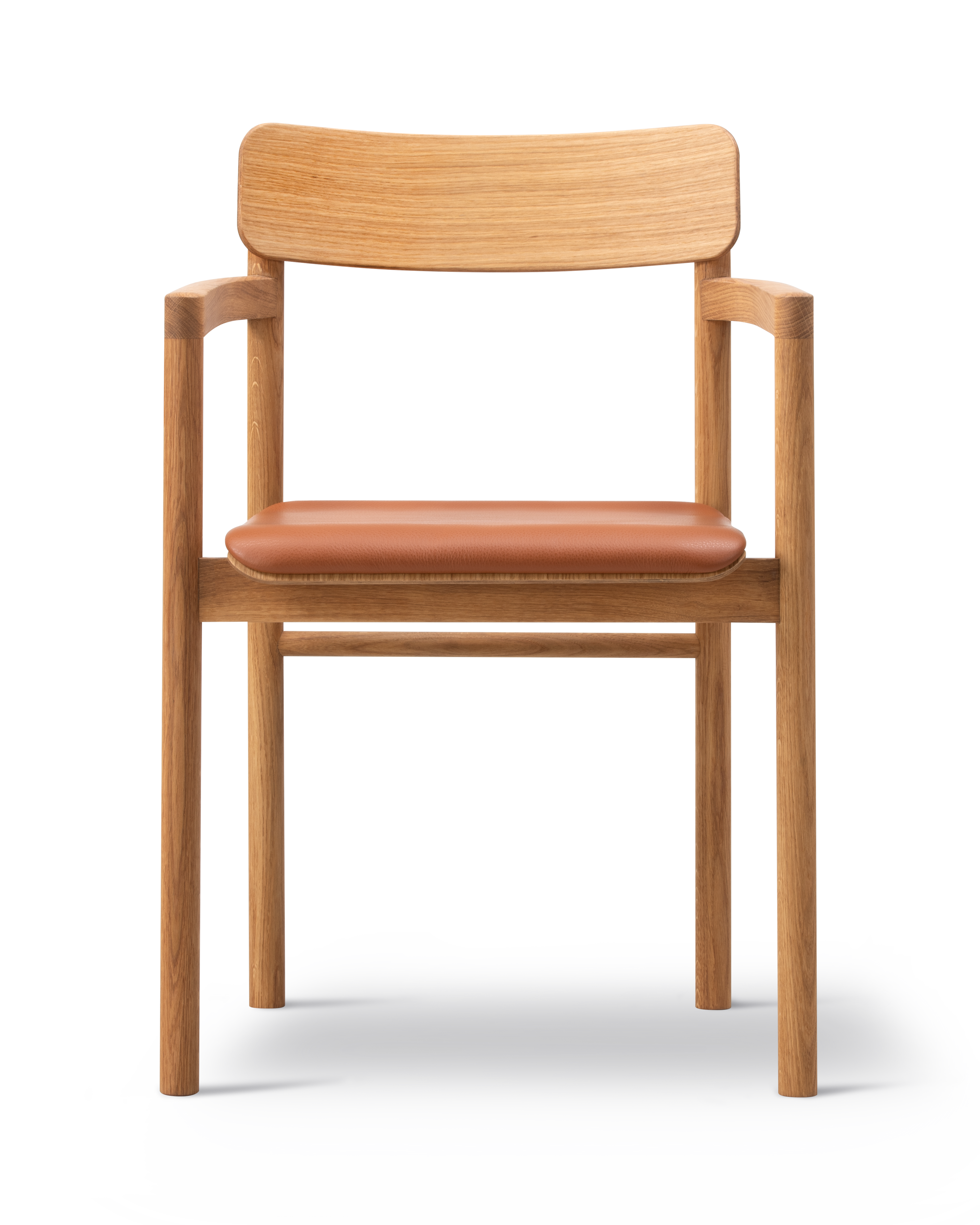 Post Chair - Leather Omni 307 / Oak oil