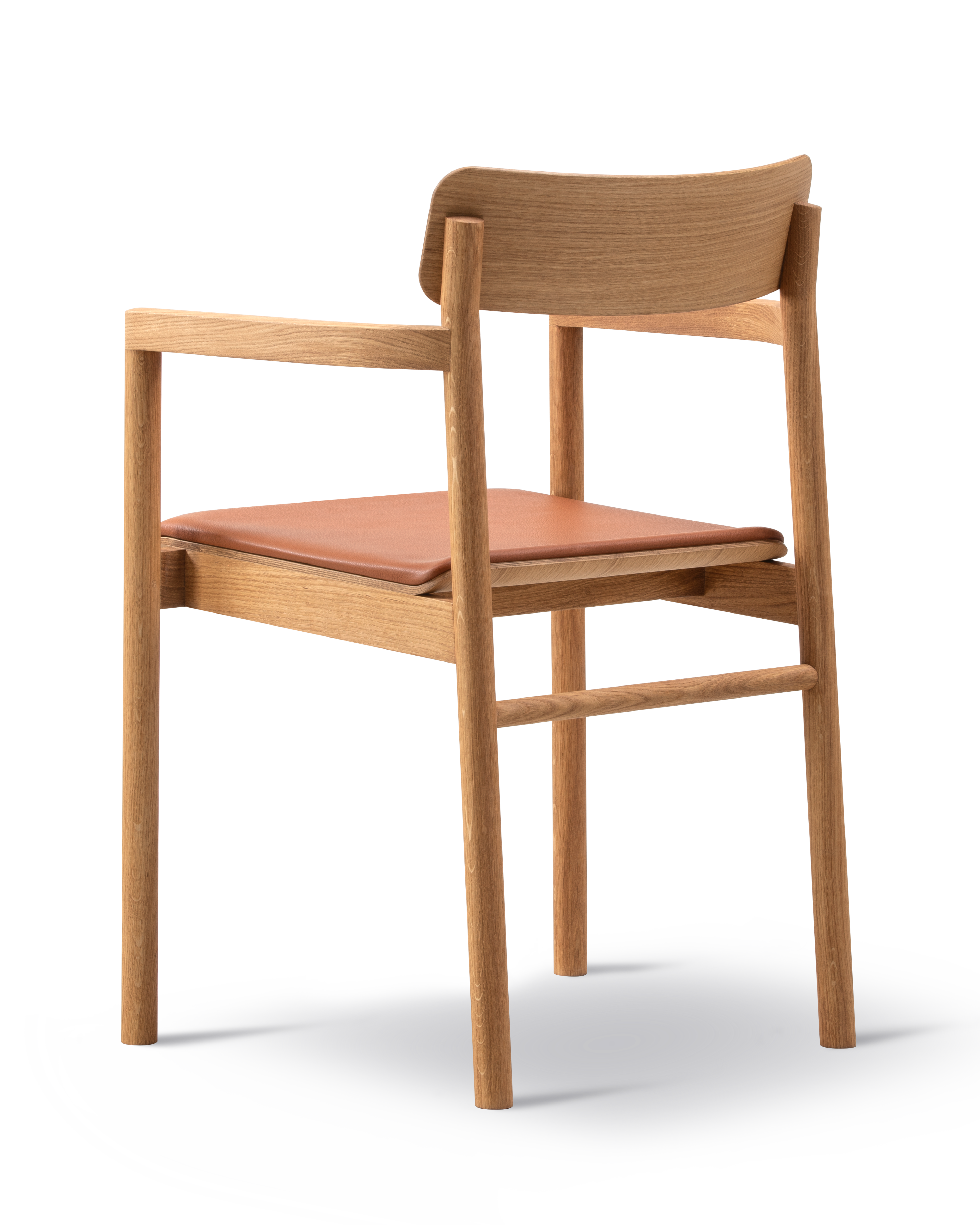 Post Chair - Leather Omni 307 / Oak oil