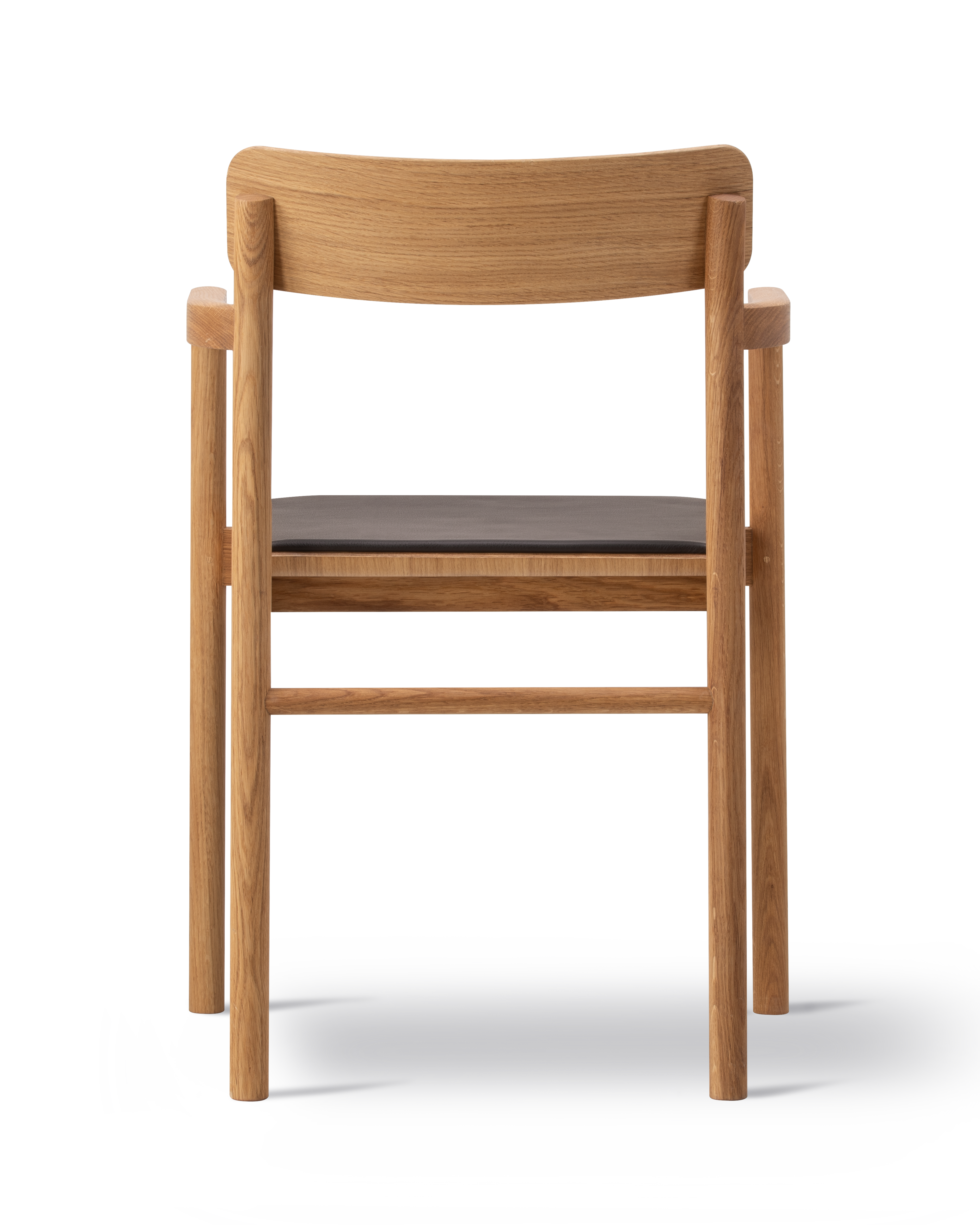 Post Chair - Leather Omni 377 / Oak oil