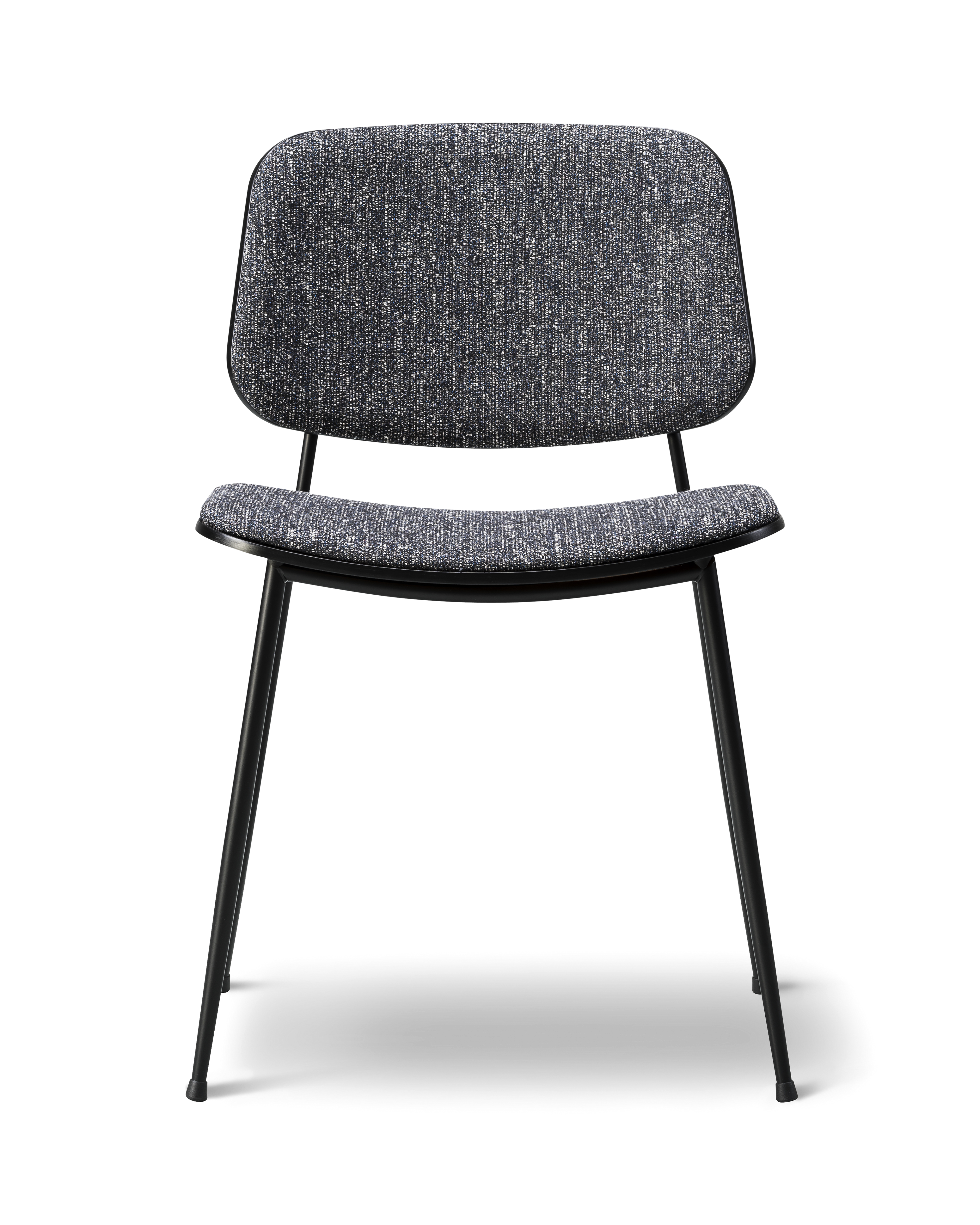 Søborg Chair - Sonar 1, 792 / Black lacquered oak / Black frame