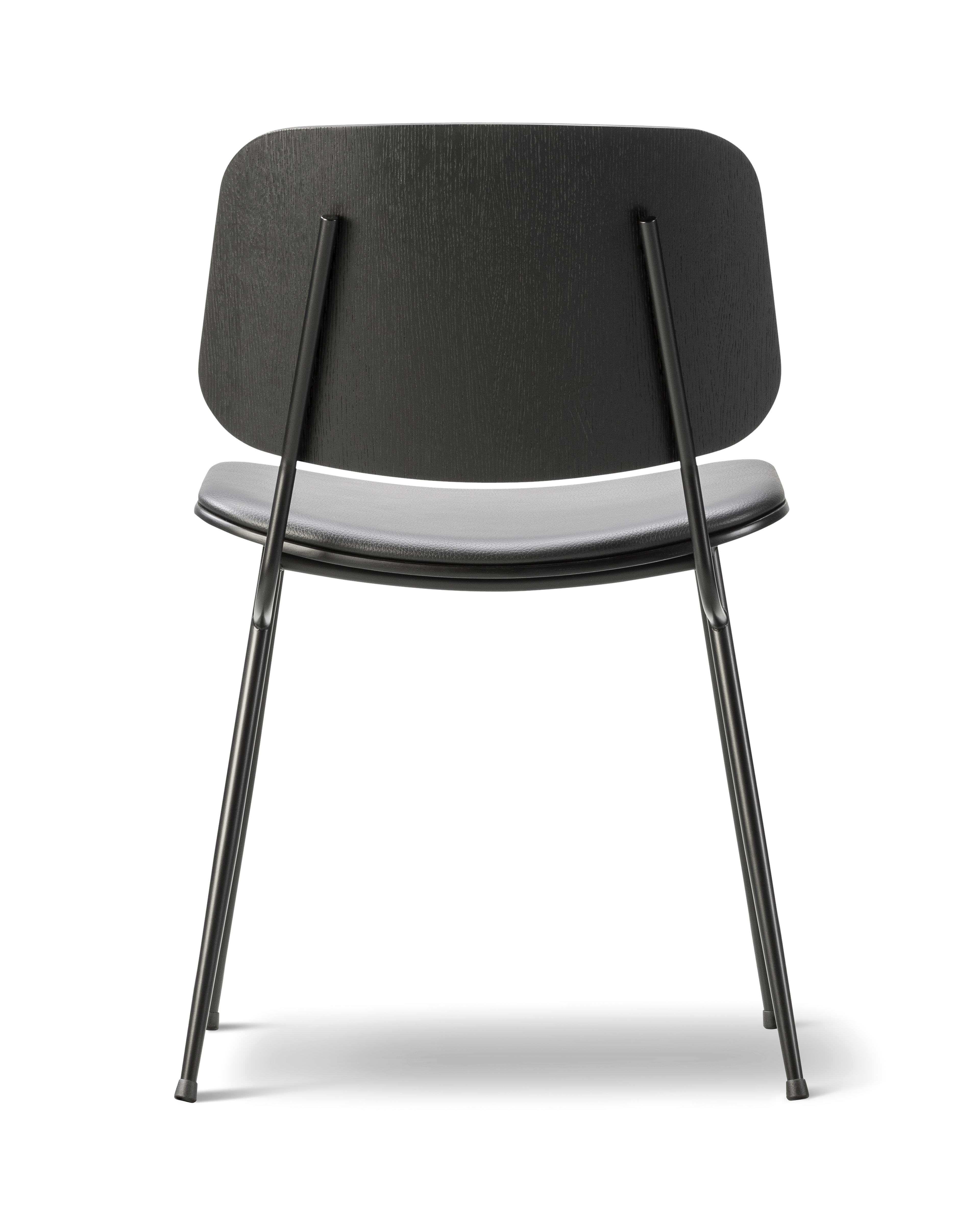 Søborg Chair - Leather 88 Primo / Black lacquered oak