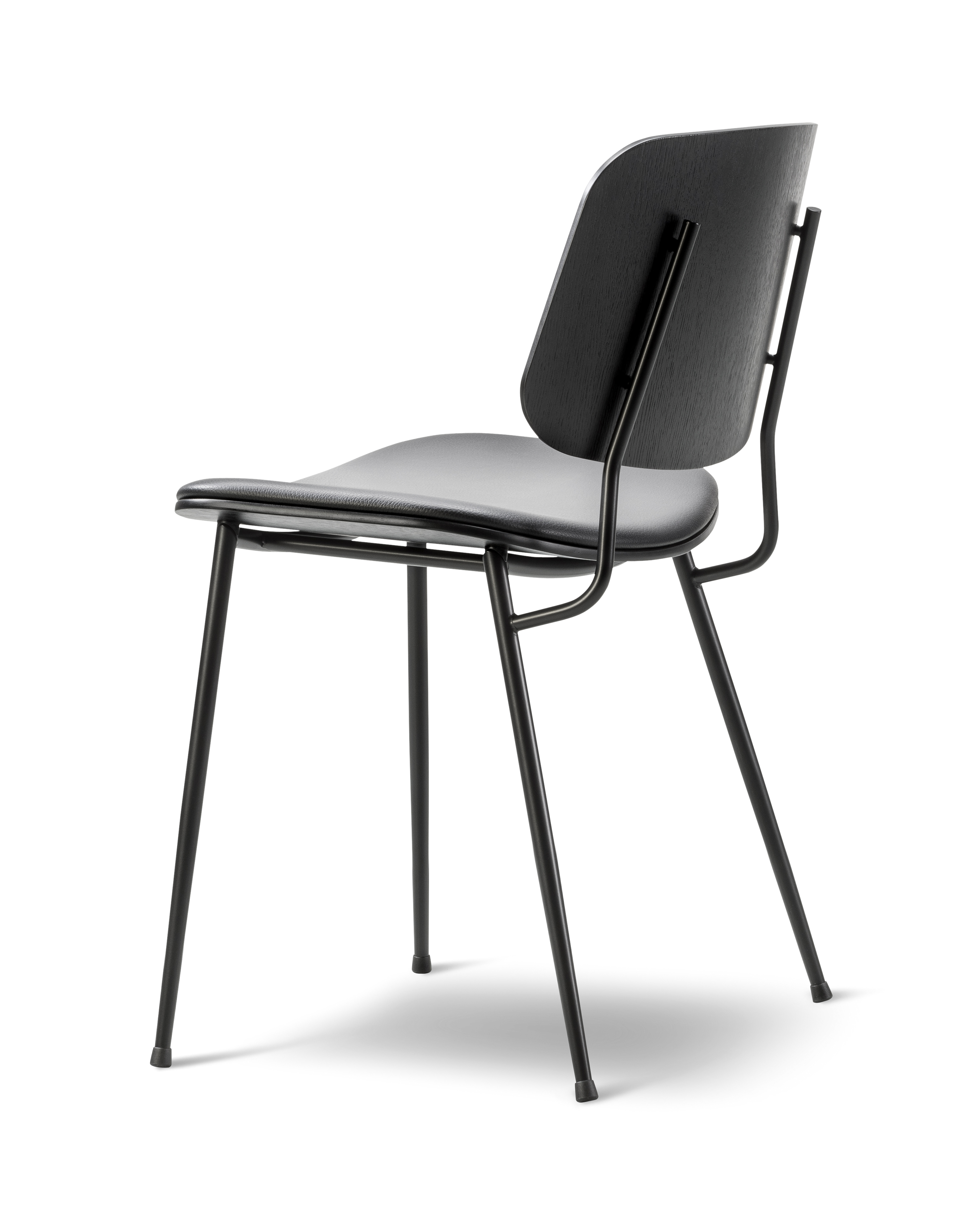 Søborg Chair - Leather 88 Primo / Black lacquered oak