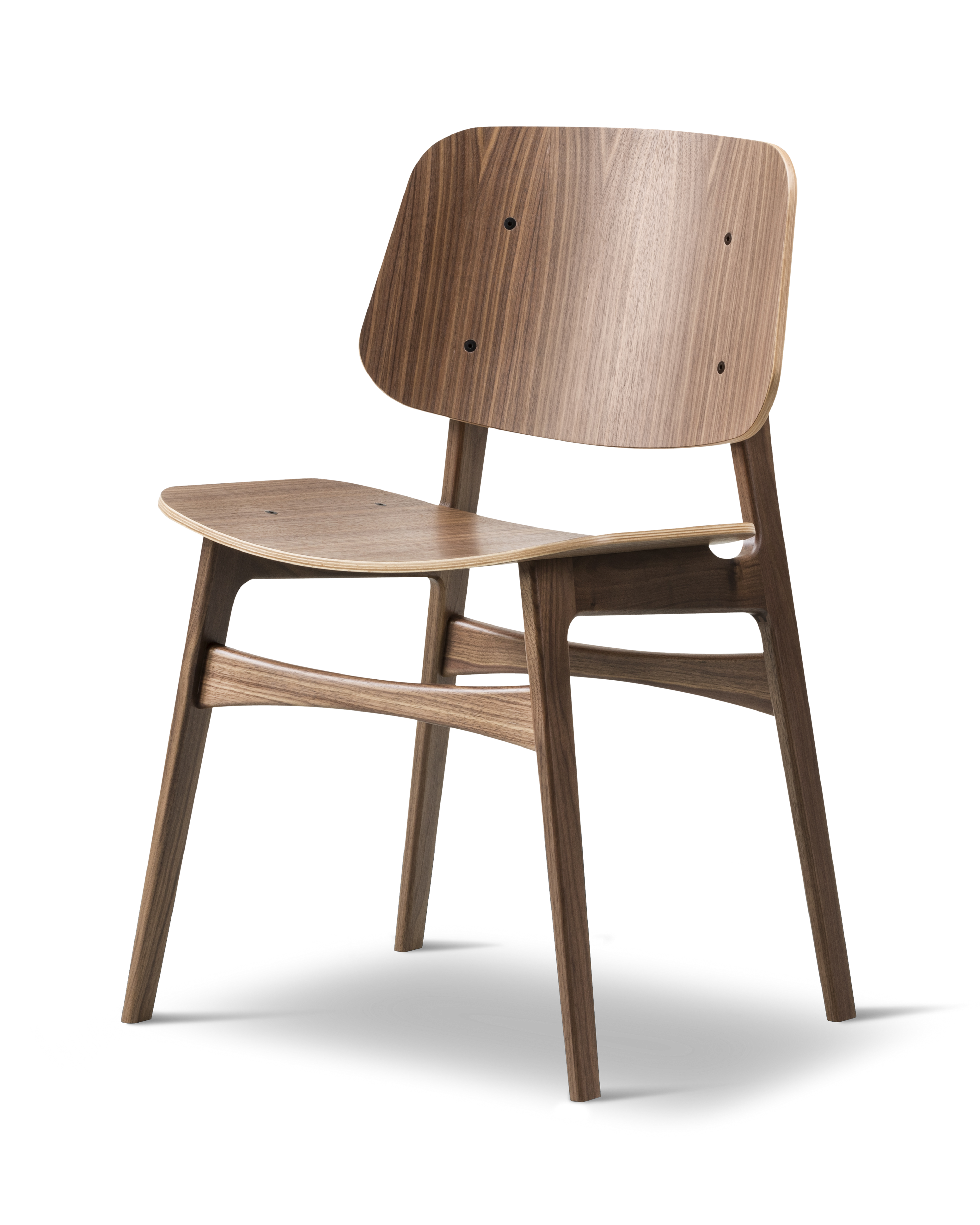 Søborg Chair - Lakeret valnød