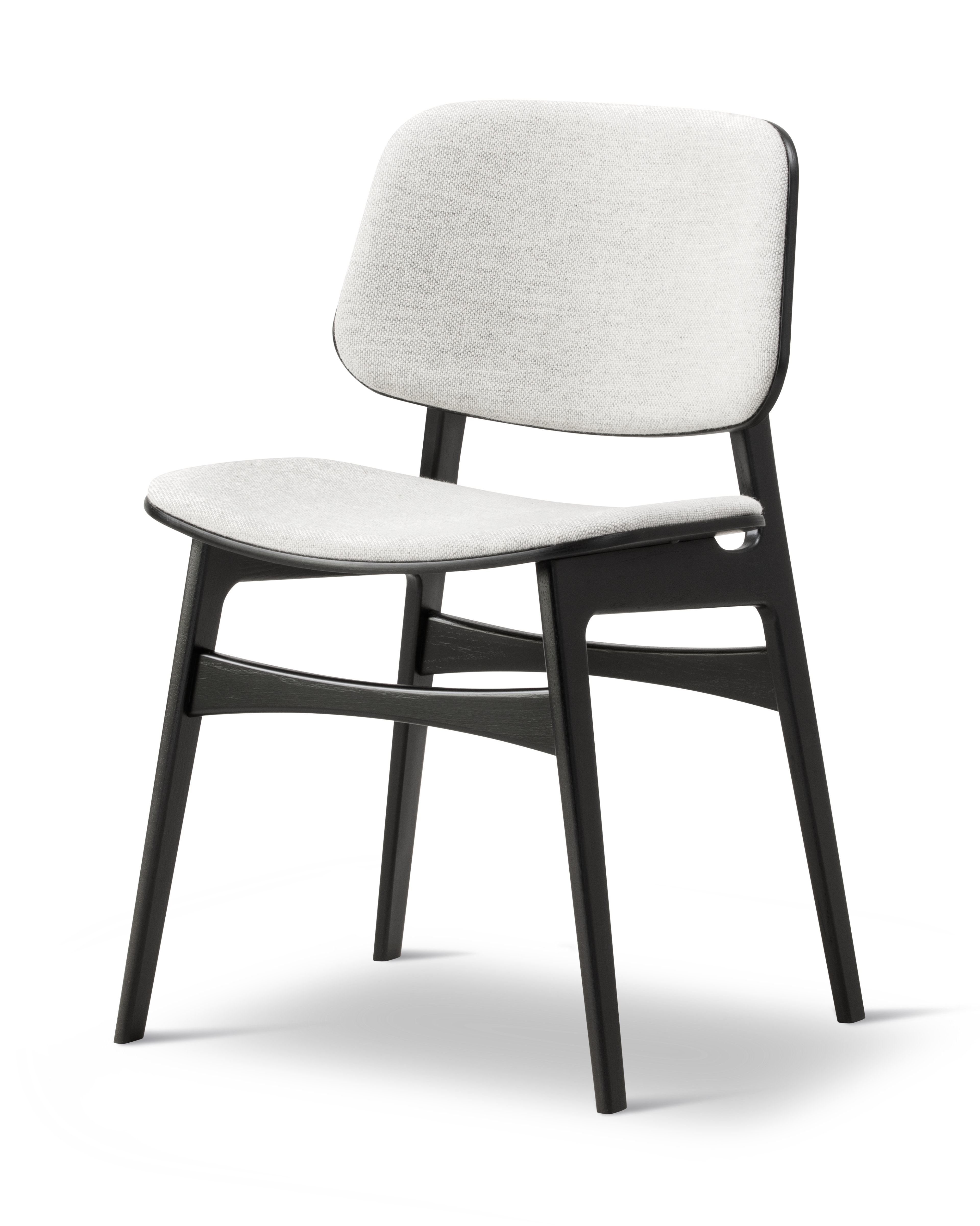 Søborg Chair - Hallingdal 110 / Black lacquered oak