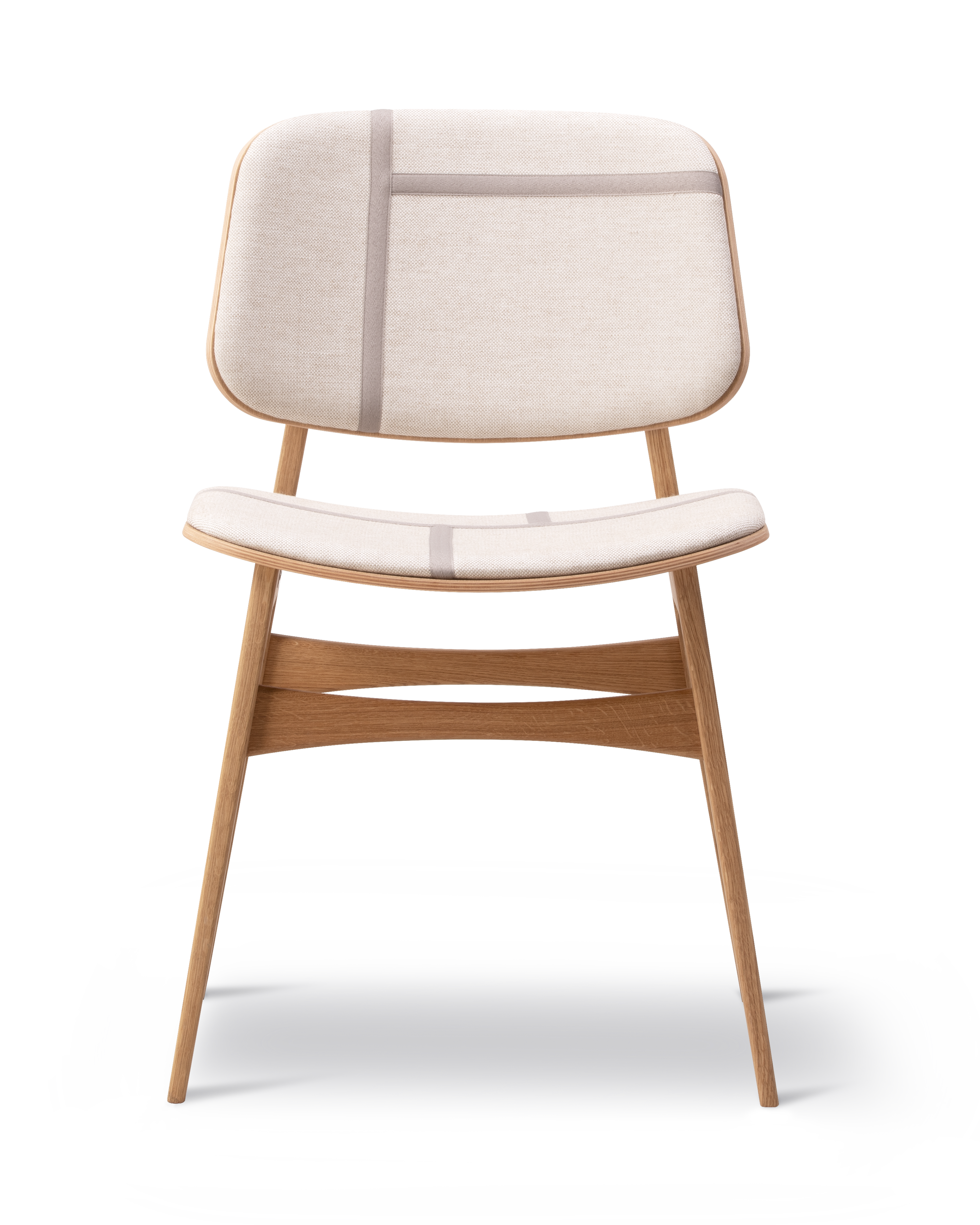 Søborg Chair - Sheworks Ribbon Sand / Oak Oil