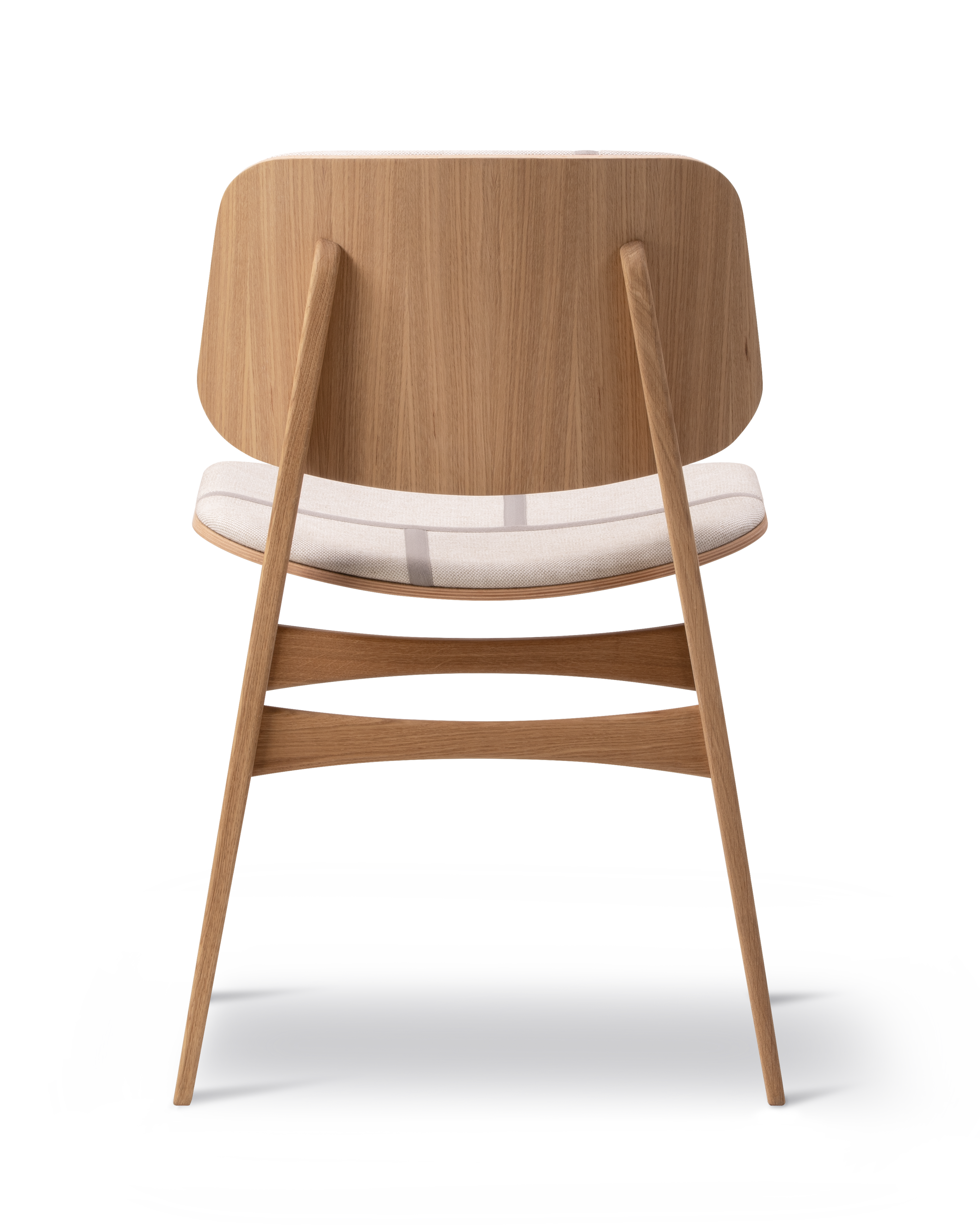 Søborg Chair - Sheworks Ribbon Sand / Oak Oil