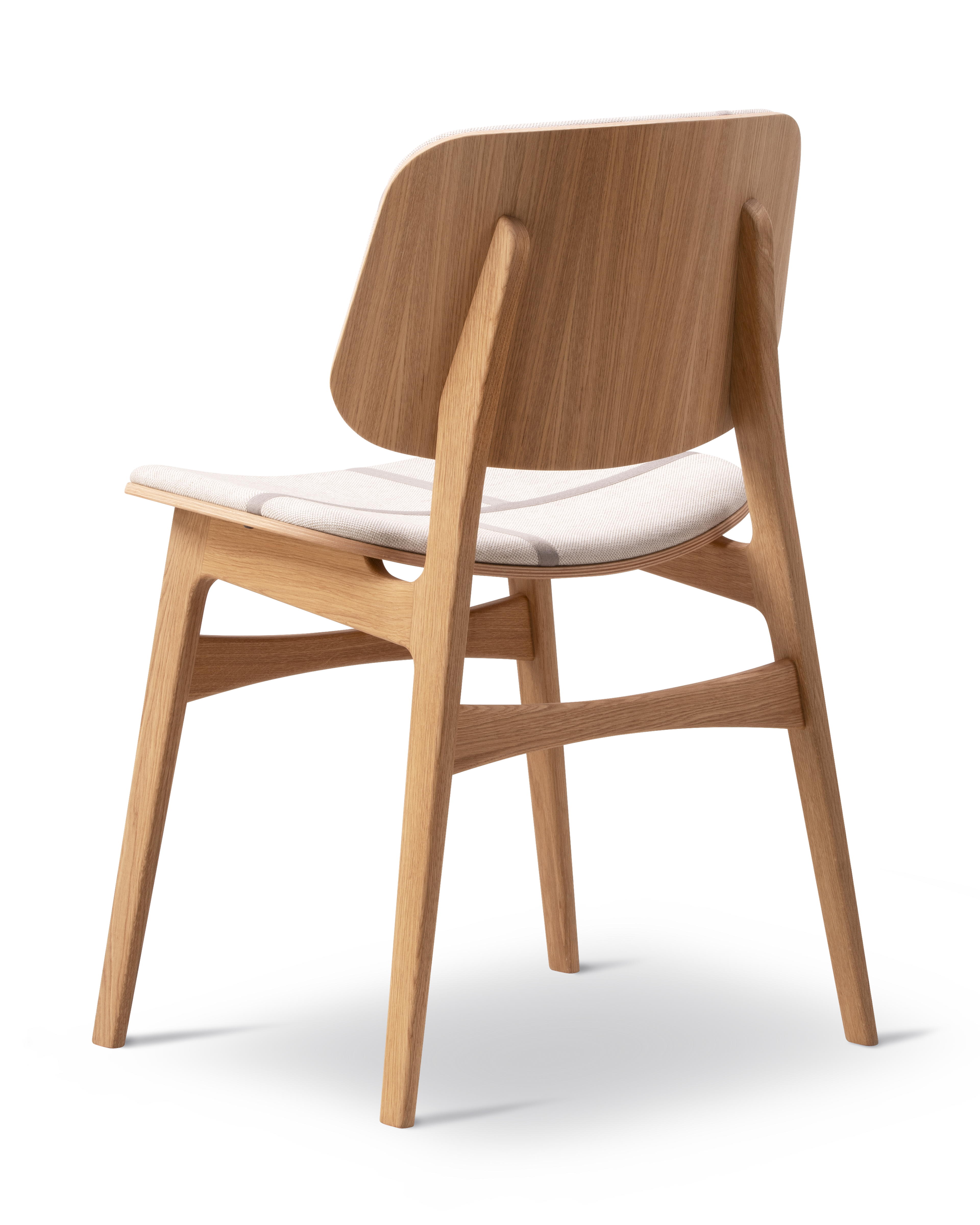 Søborg Chair - Sheworks Ribbon Sand / Oak Oil