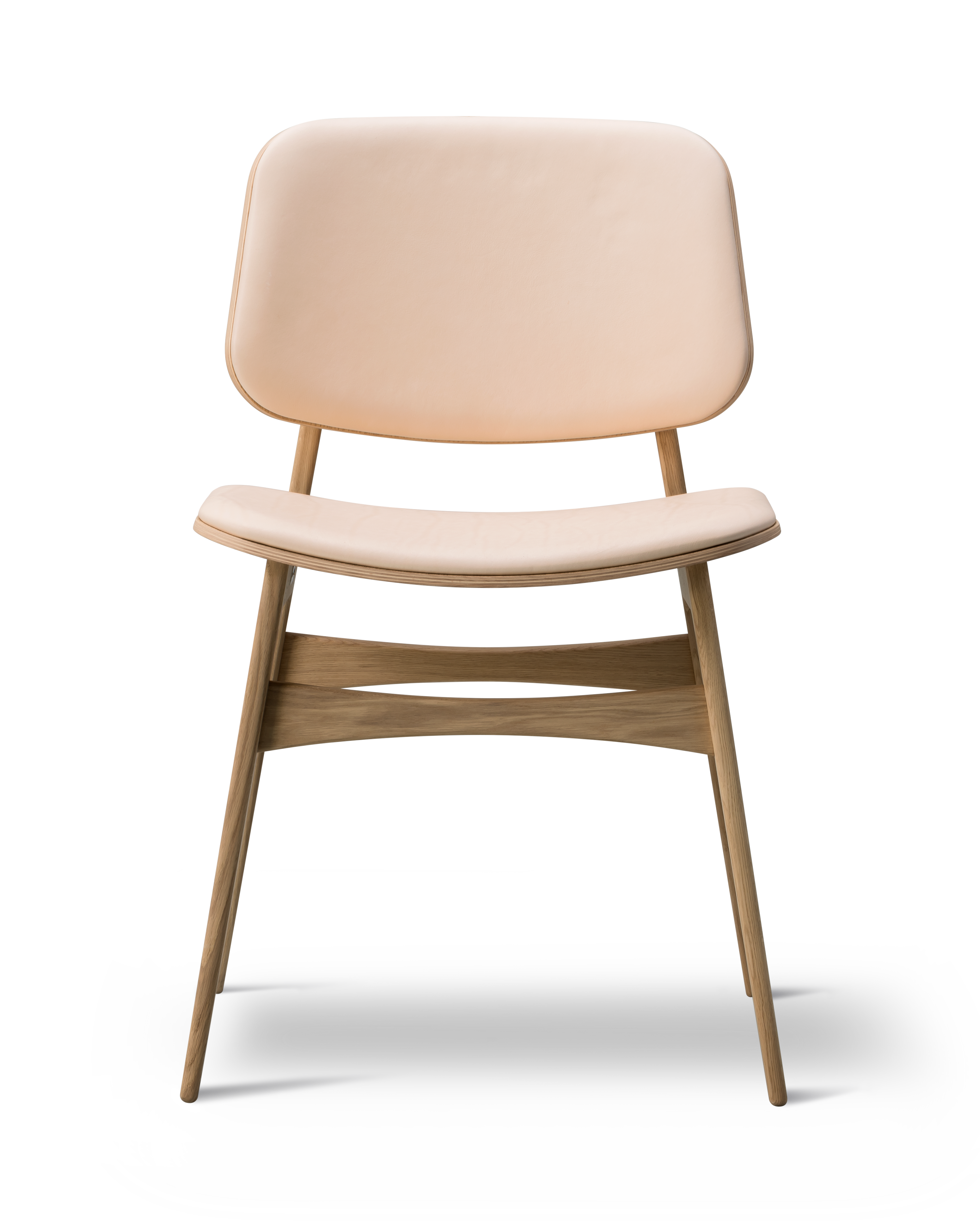 Søborg Chair - Leather 90 / Oak lacquered