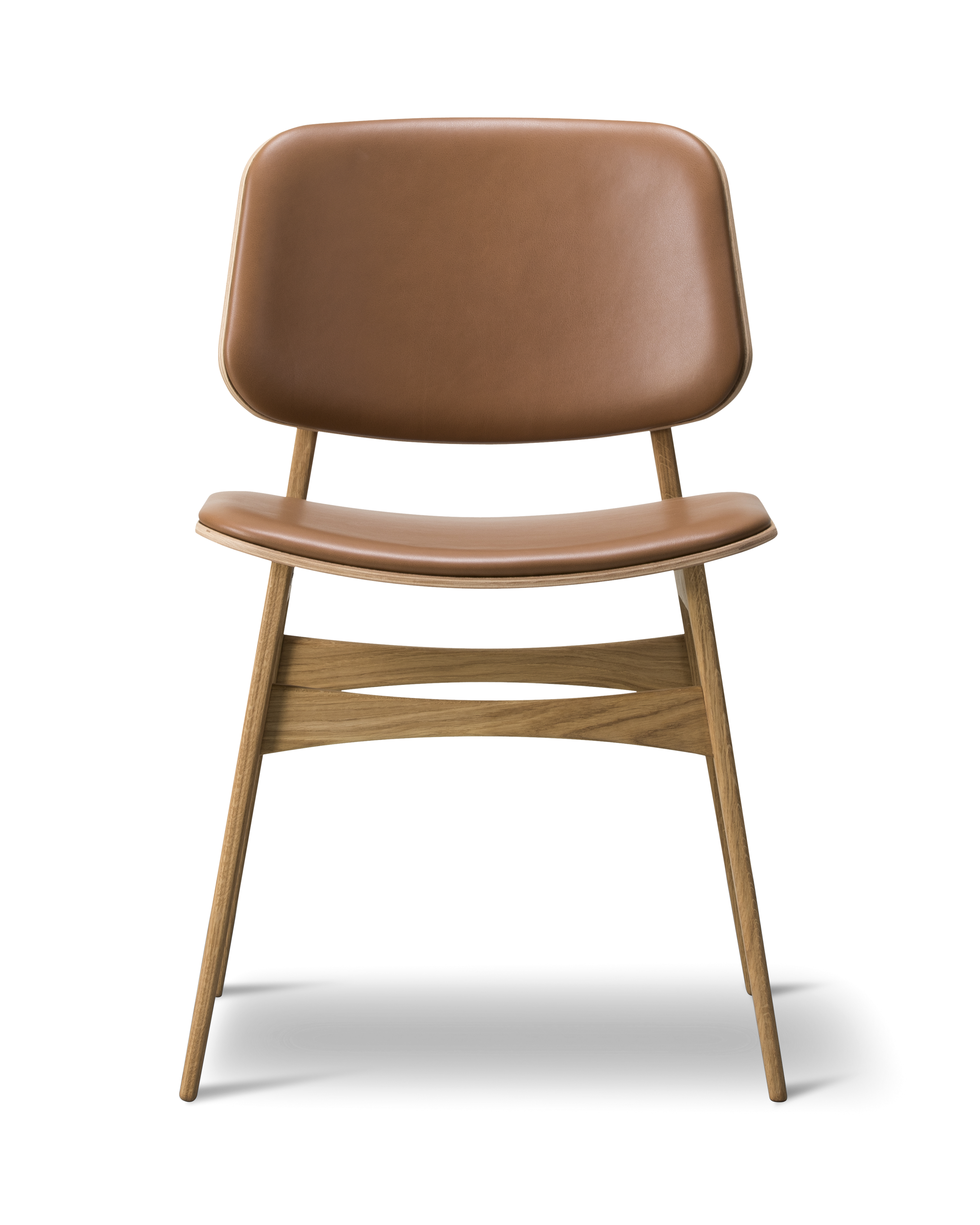 Søborg Chair - Leather 91 Max / Oak oil