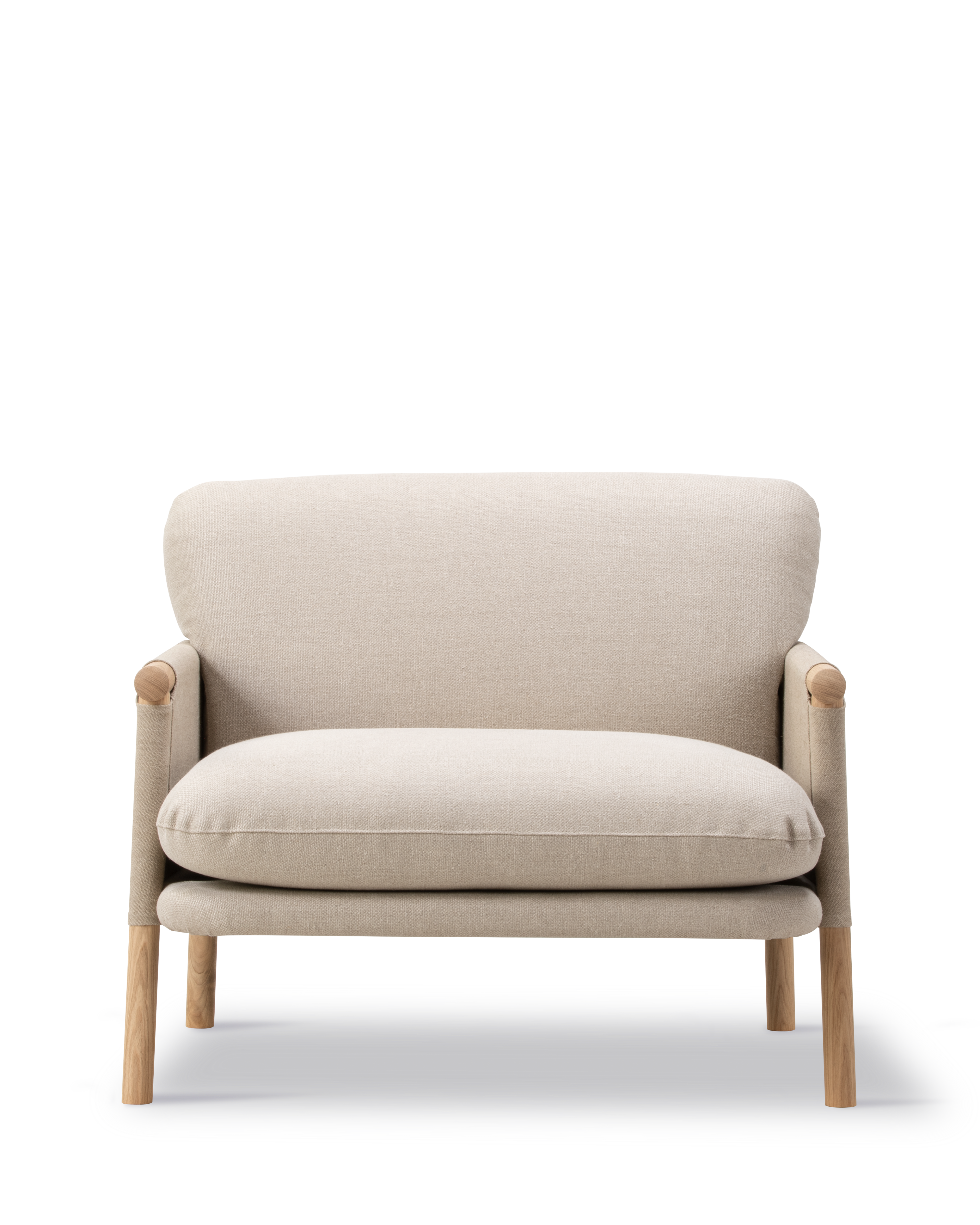 Savannah Lounge Chair - Natural canvas / Grand Linen 0024 / Oak light oil