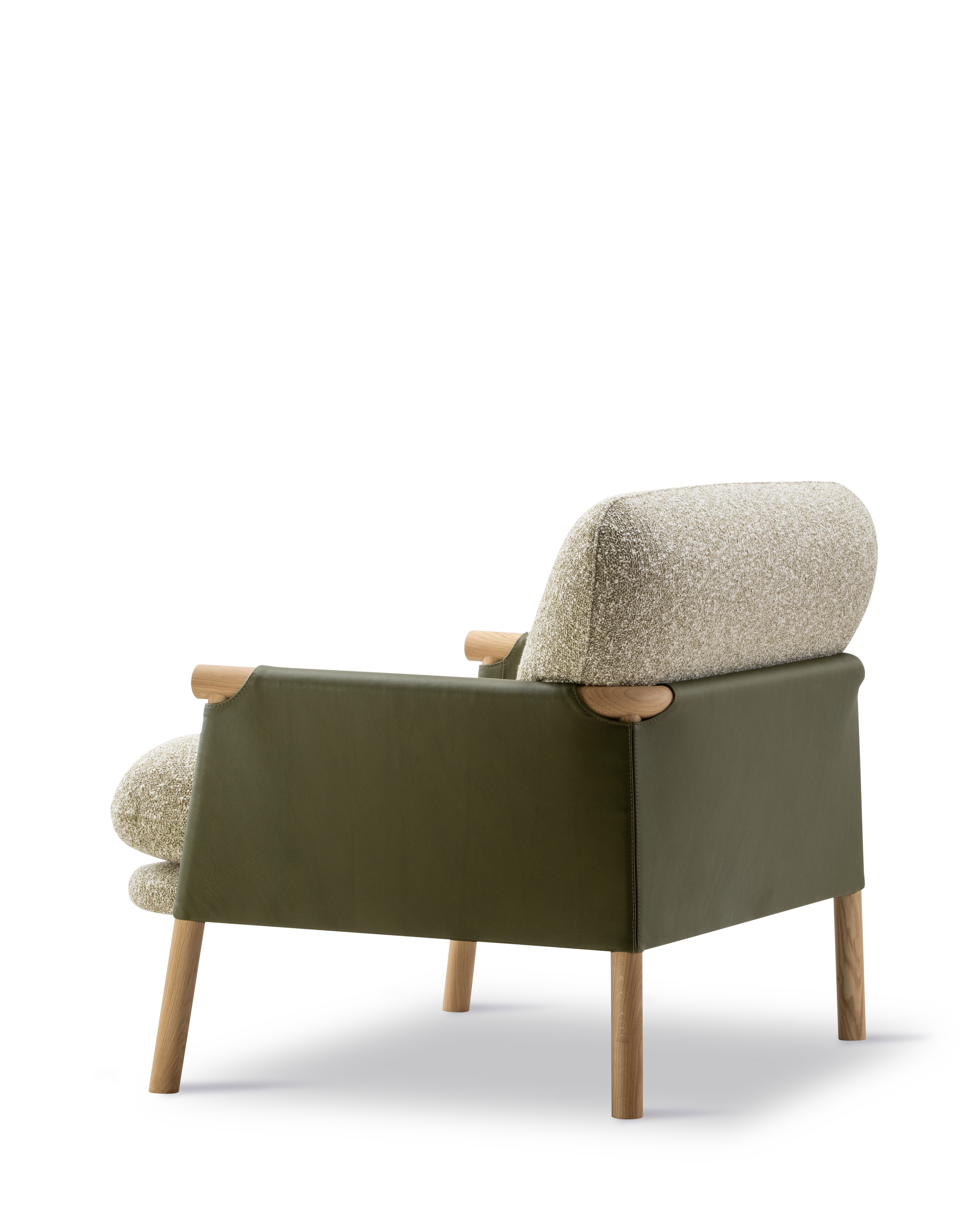 Savannah Lounge Chair - Læder 814 Trace / Zero 0002 / Eg lys olie