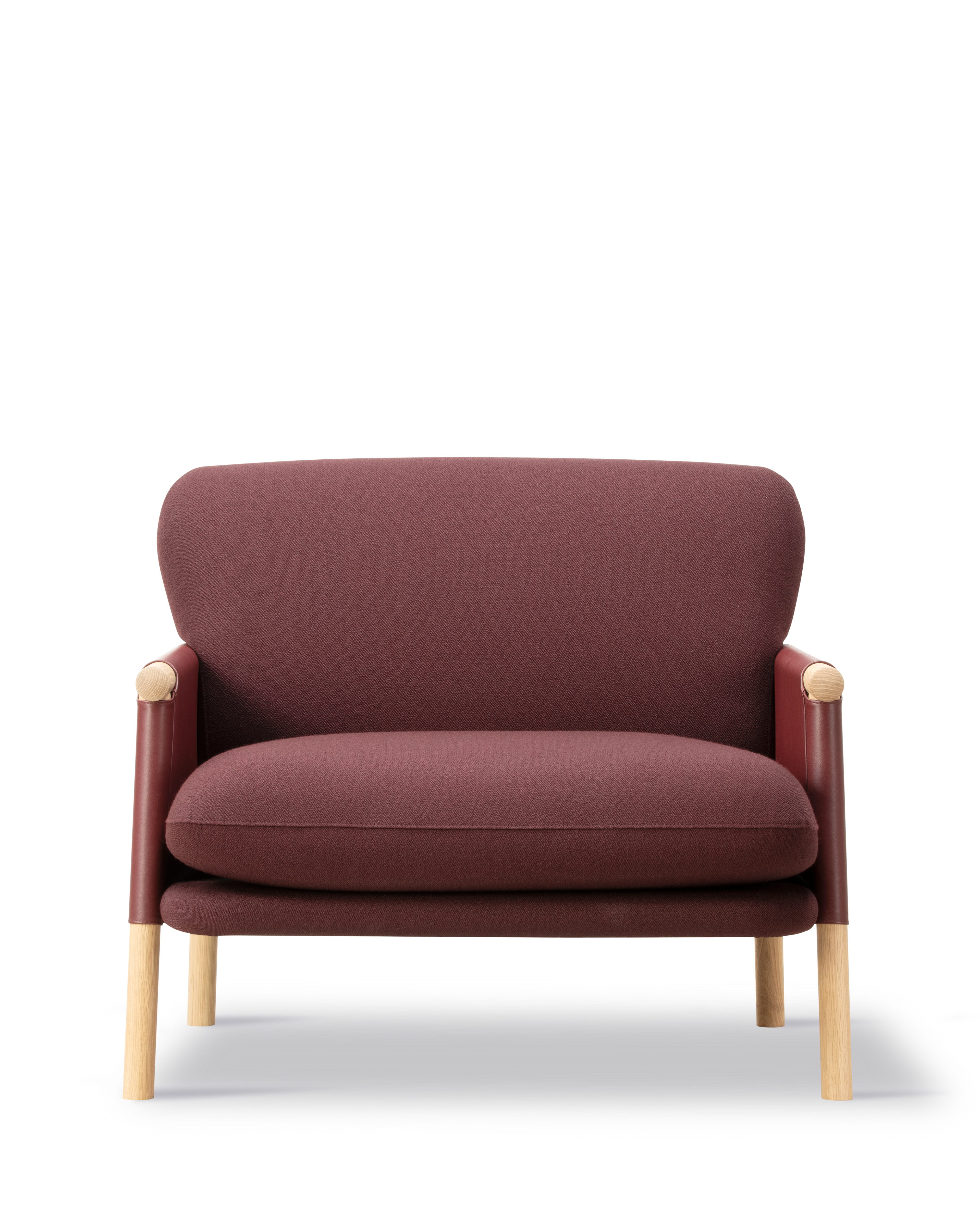 Savannah Lounge Chair - Læder 93 Max / Vidar 693 / Eg lys olie