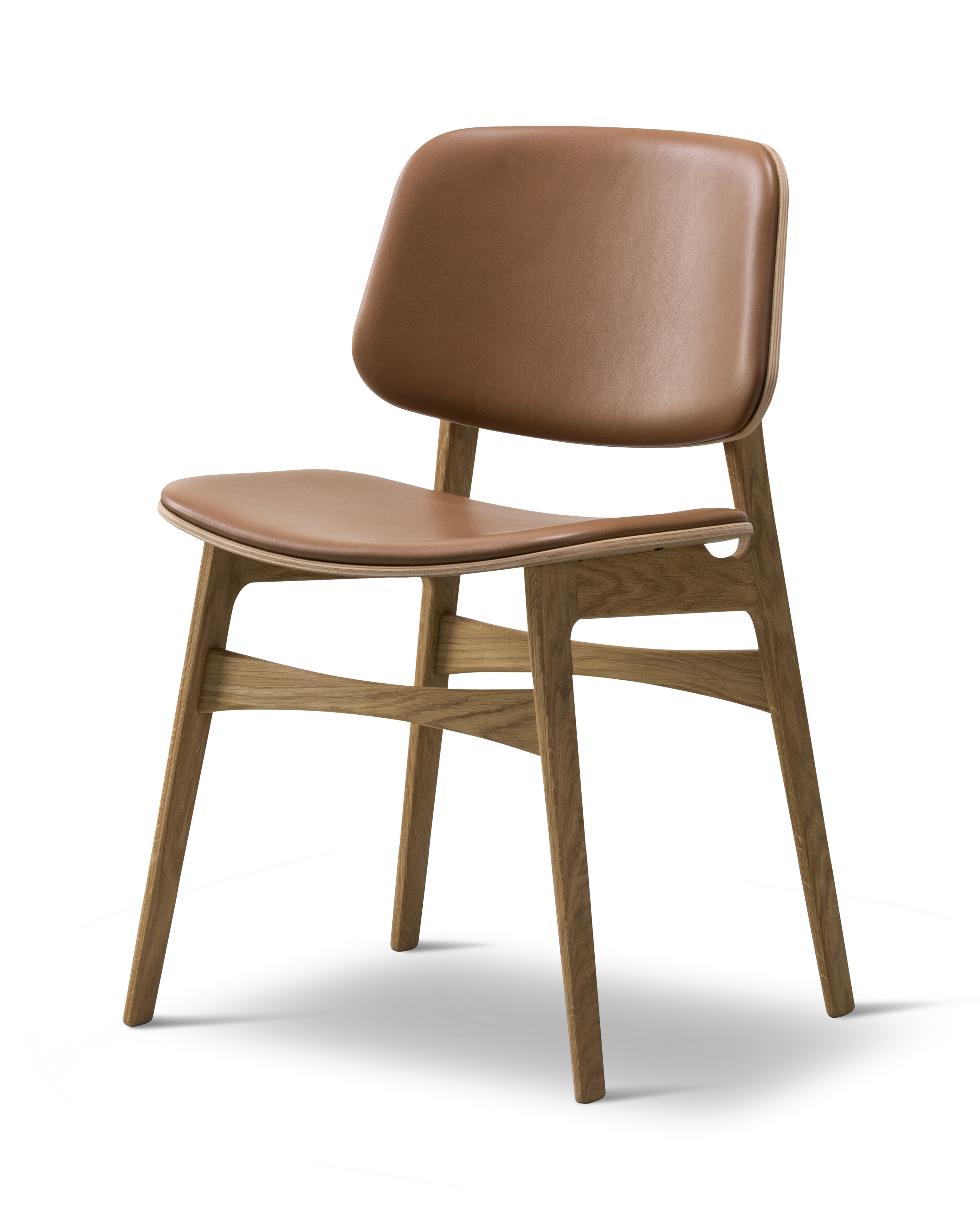 Søborg Wood Base Seat upholstered - Fredericia Furniture