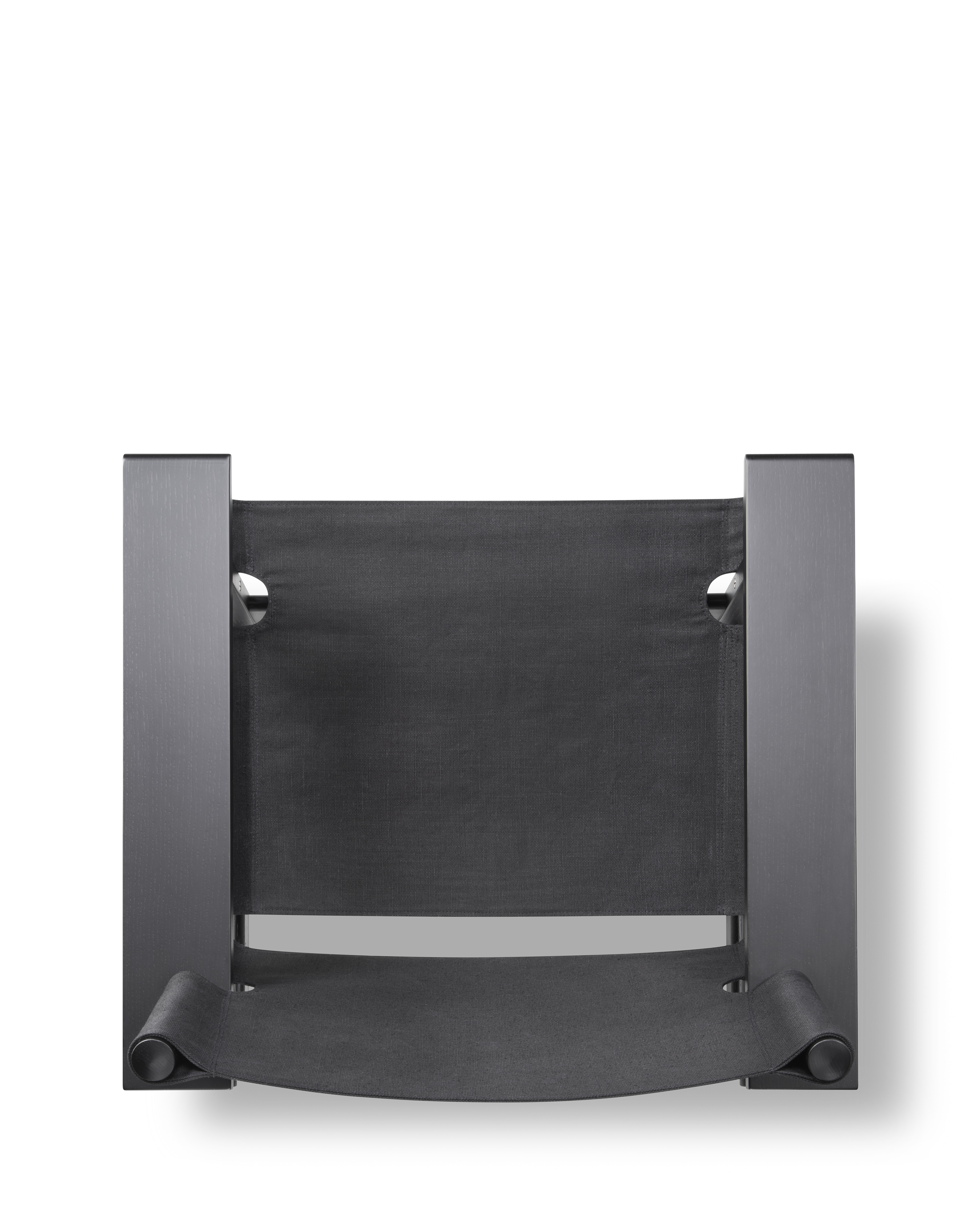 The Canvas Chair - Black Canvas / Black lacquered oak