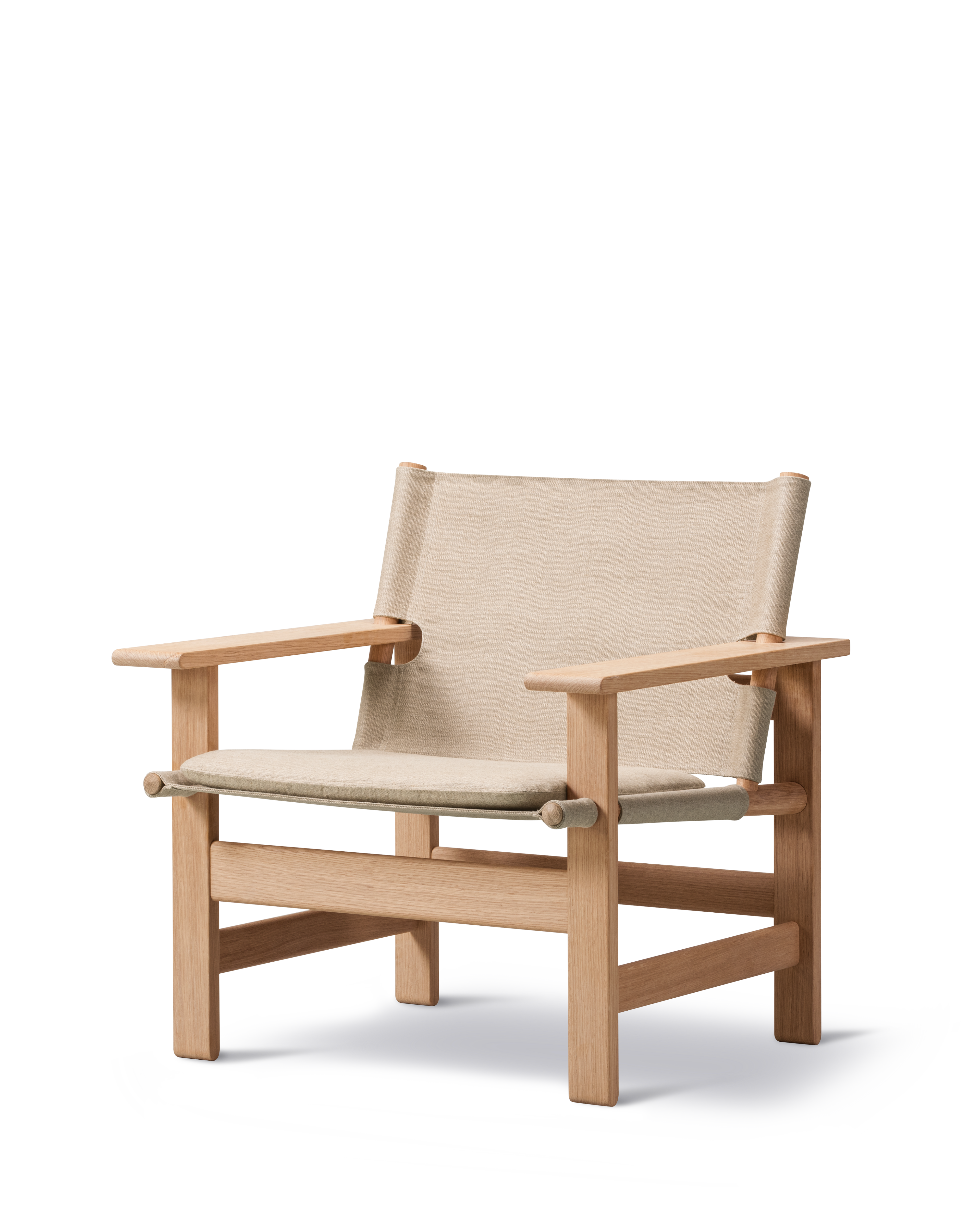 The Canvas Chair - Natur Canvas / Eg lys olie