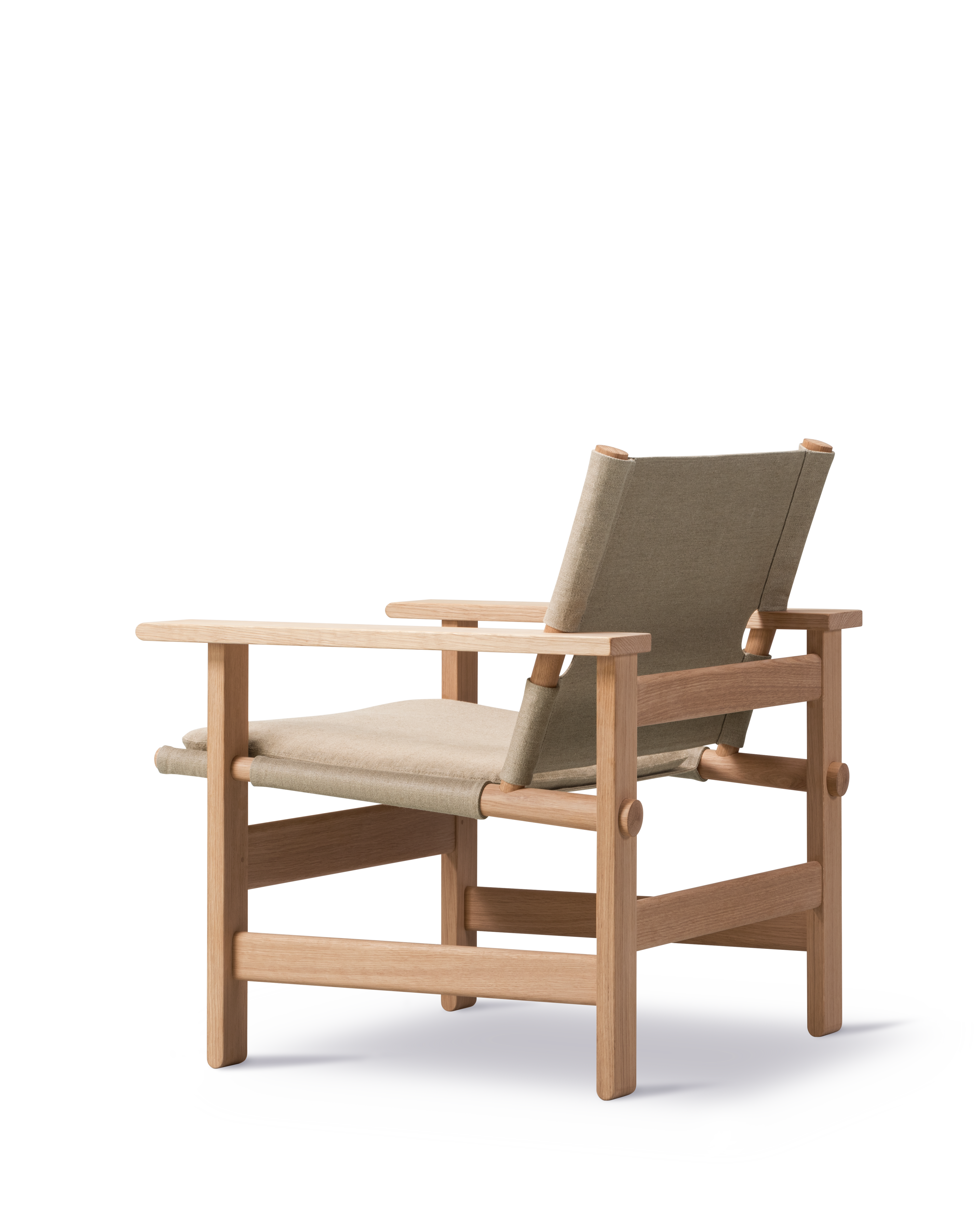 The Canvas Chair - Natur Canvas / Eg lys olie