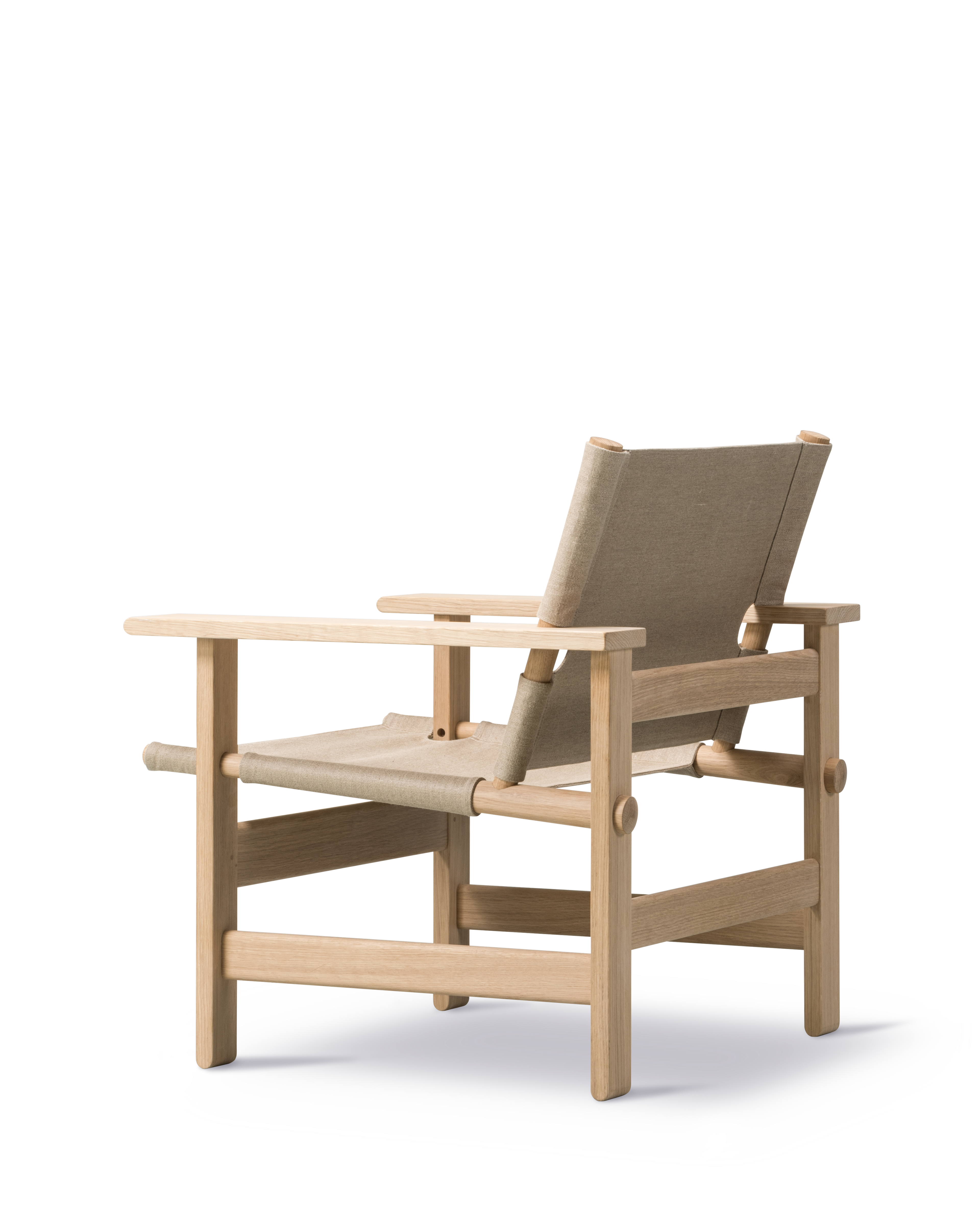 The Canvas Chair - Natural Canvas / Oak soap