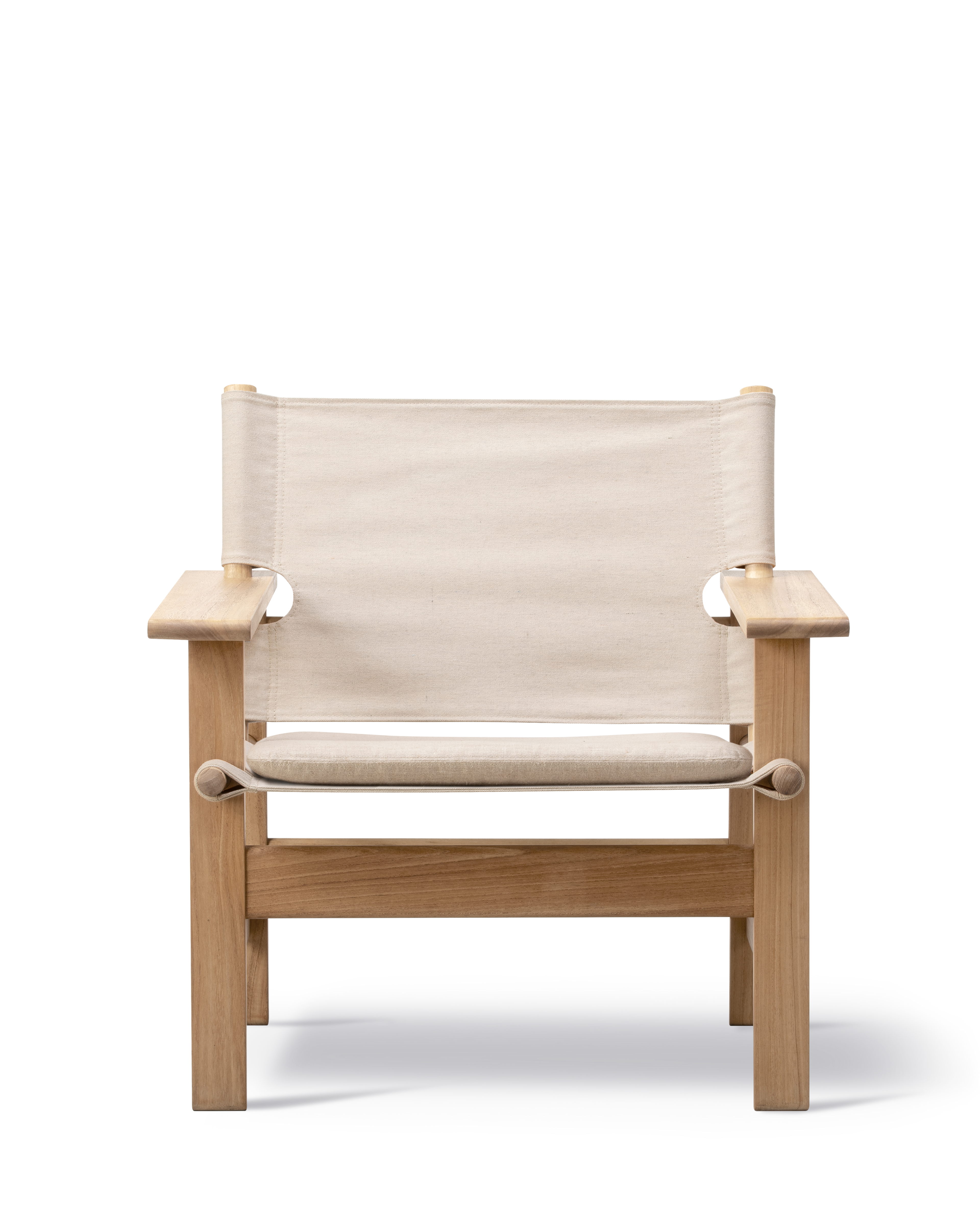 The Canvas Chair Outdoor - Performance Canvas / Teak - With cushion