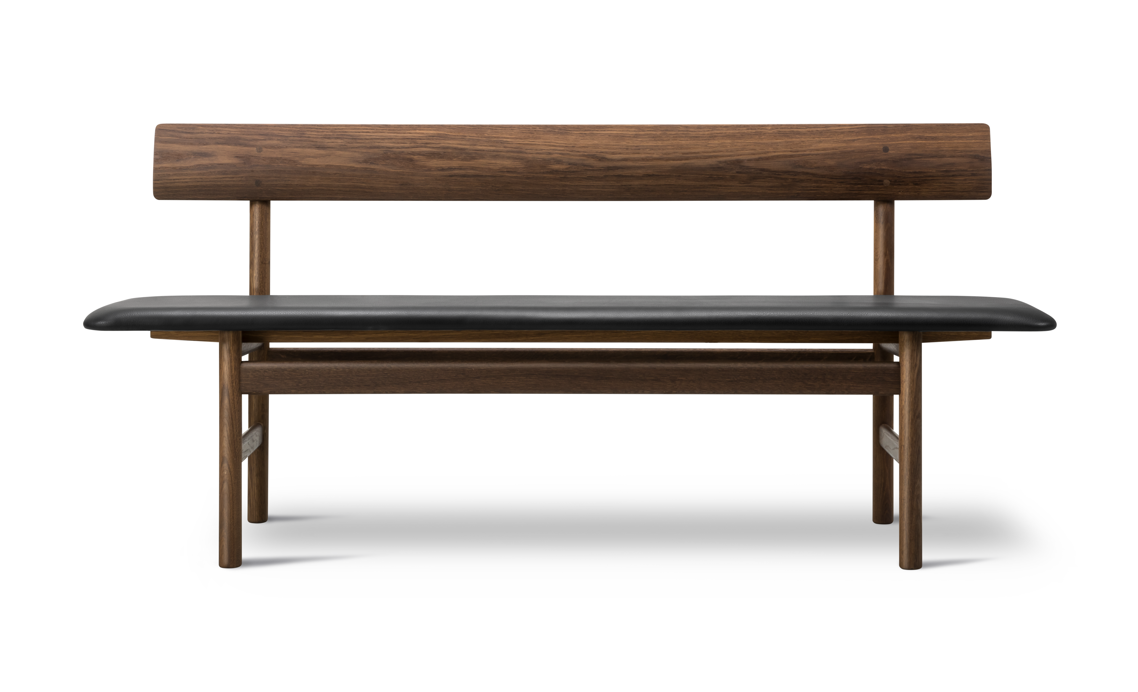 Mogensen 3171 Bench - Leather Primo 88  / Smoked oak