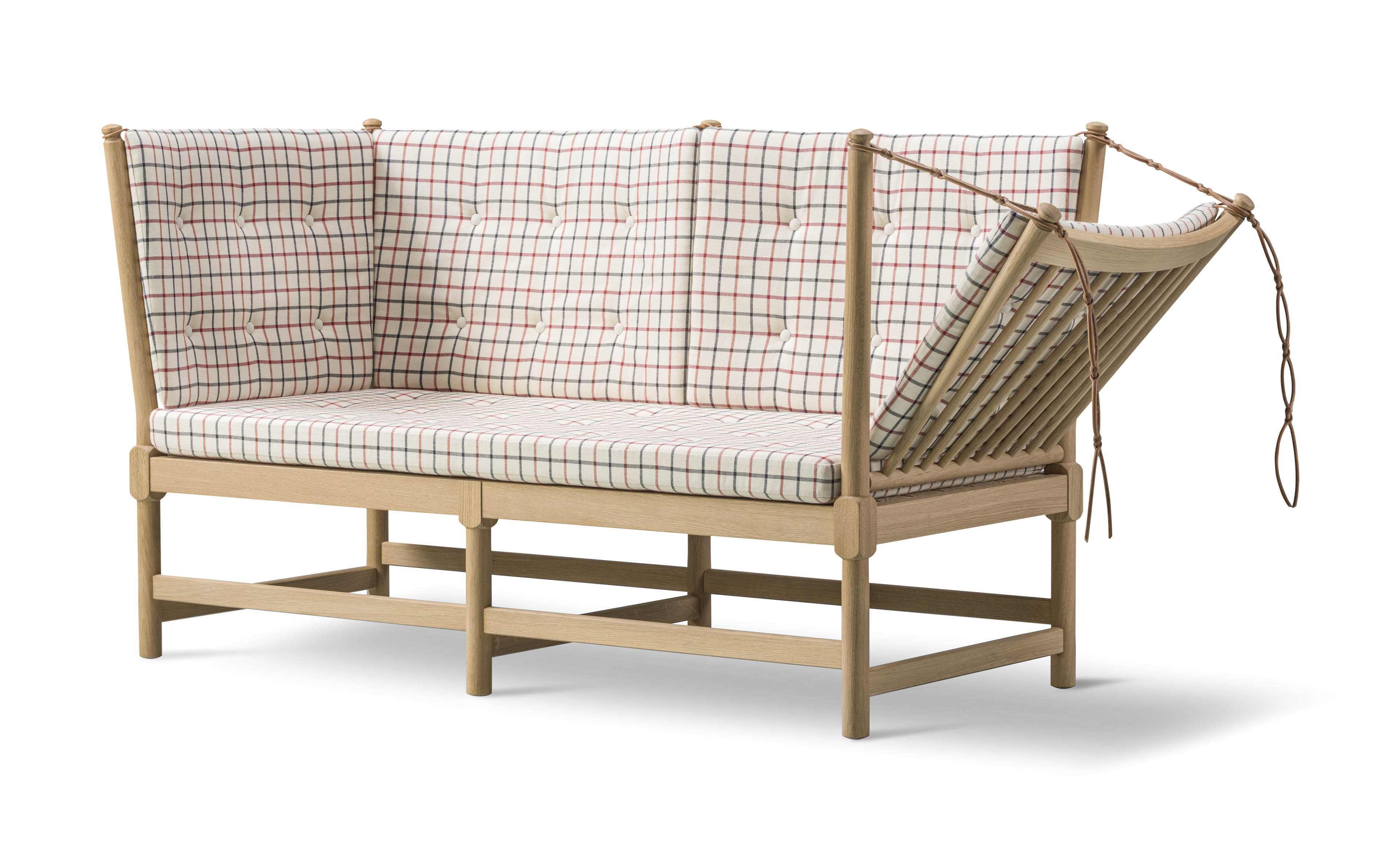 Spoke-Back Sofa - Cotil 53938 / Oak soap