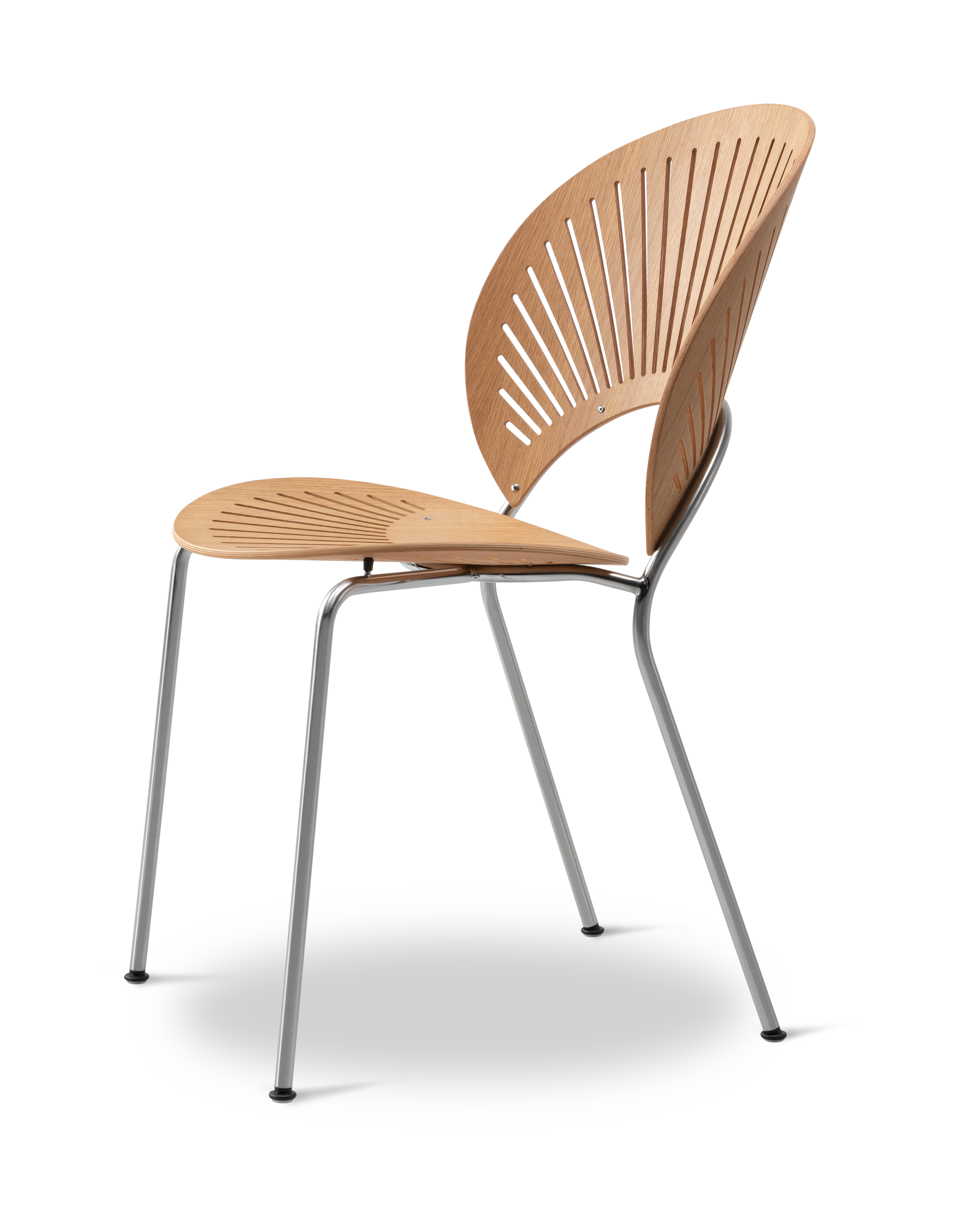 Trinidad Chair - Eg olie / Stel i krom