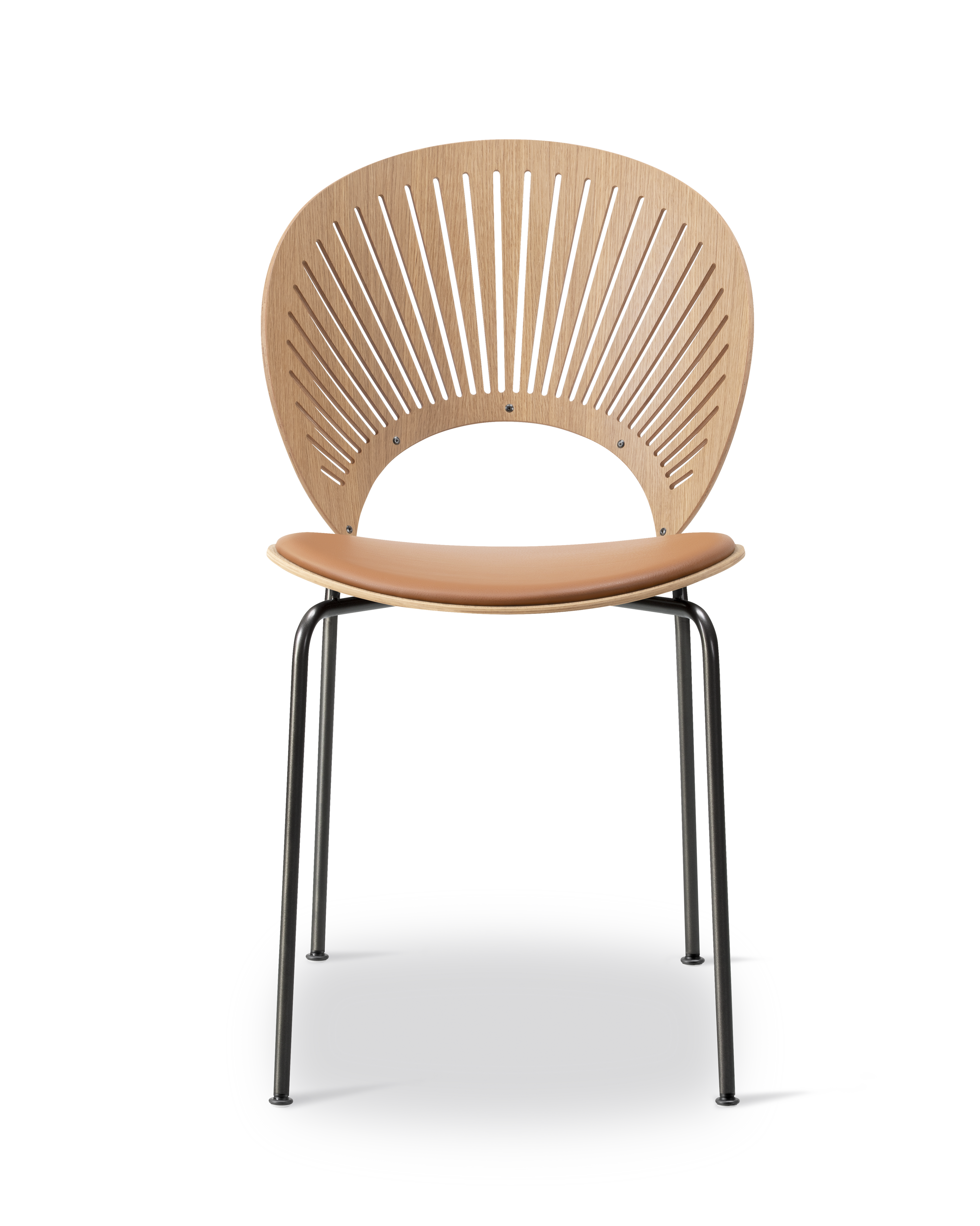 Trinidad Chair - Leather Omni 307 Cognac / Oak Oil / Flint