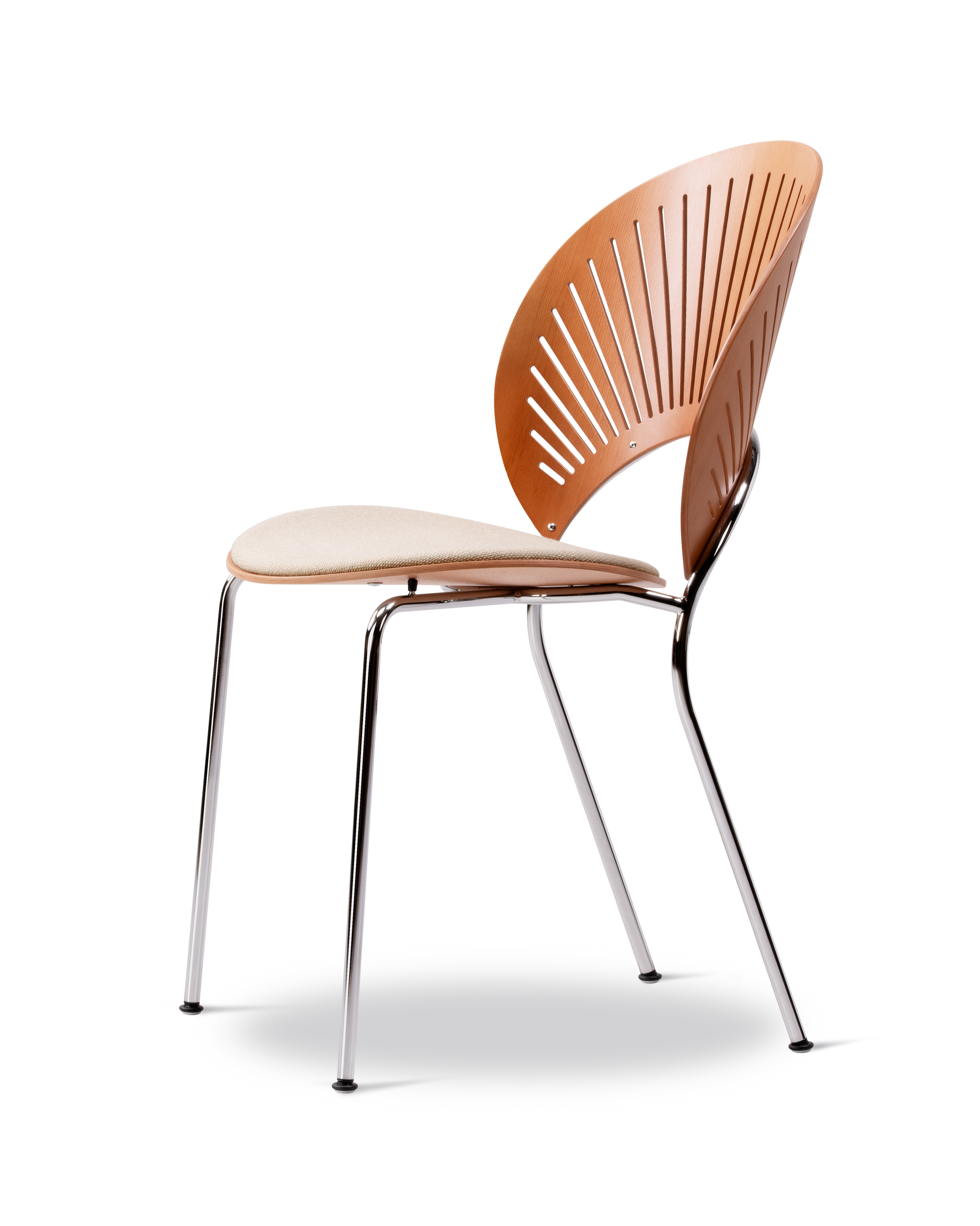 Trinidad Chair - Leather Hallingdal 200 / Oregon Pine / Brushed Steel