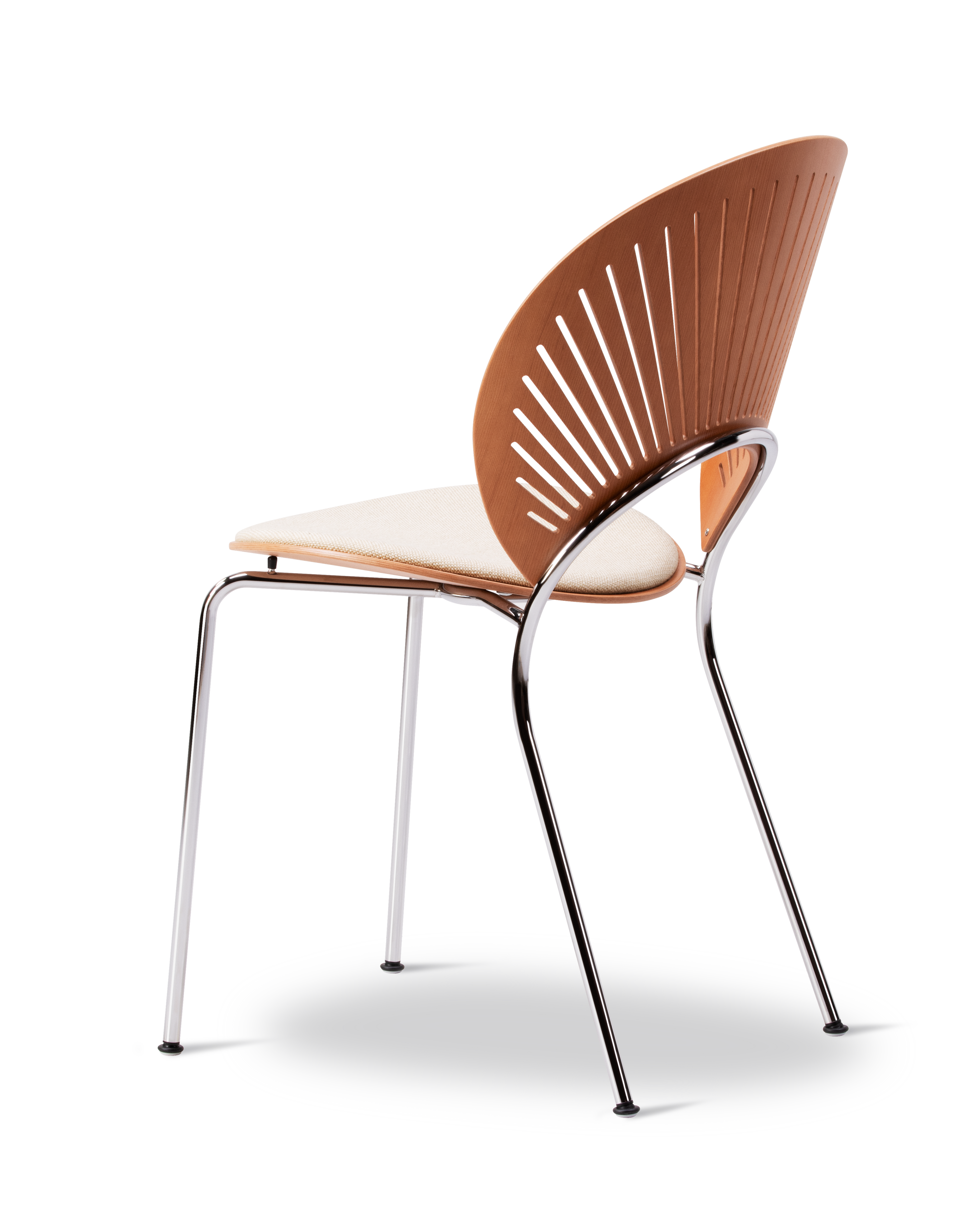 Trinidad Chair - Leather Hallingdal 200 / Oregon Pine / Brushed Steel