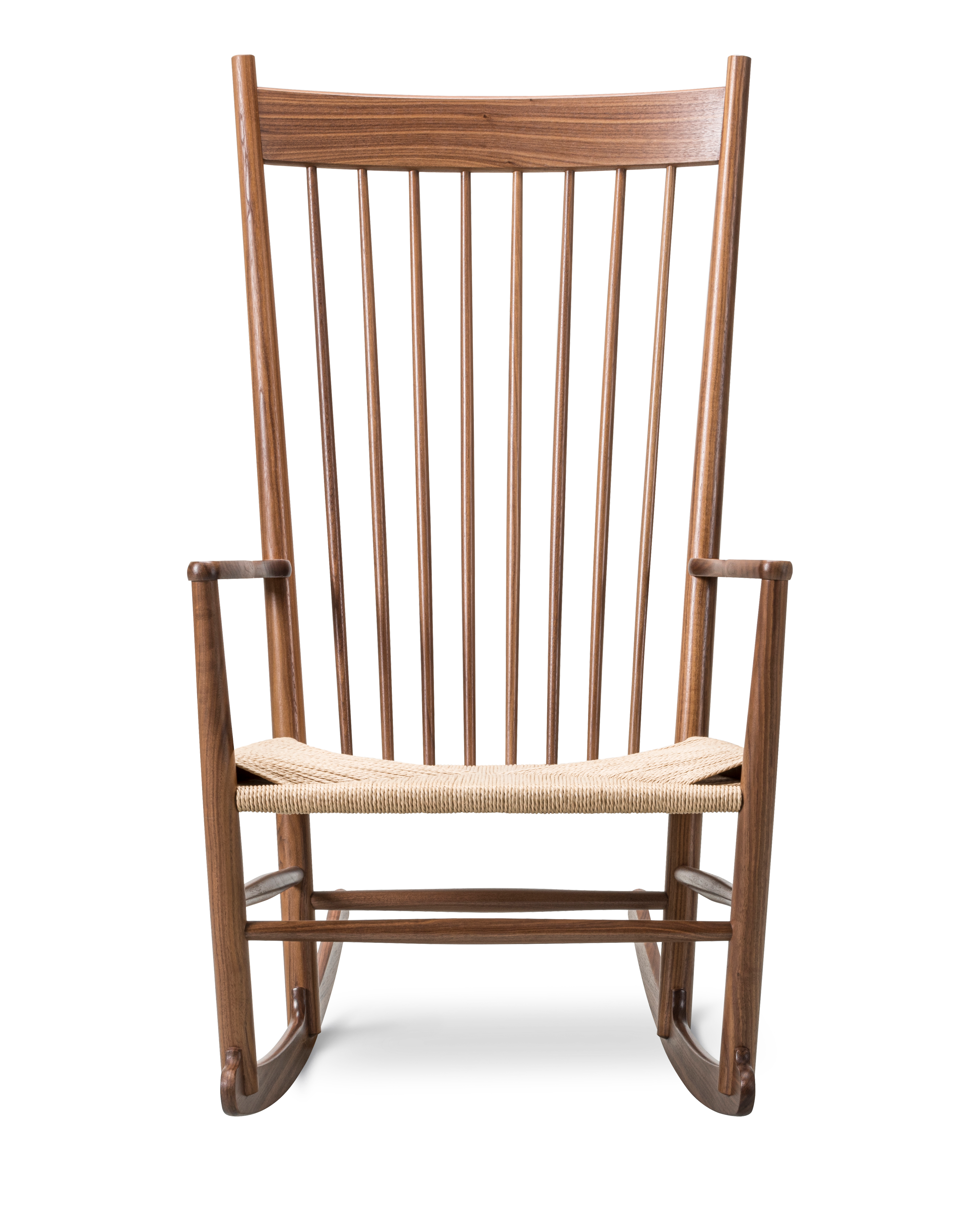 Wegner 16 Rocking Chair - Natural papercord / Walnut