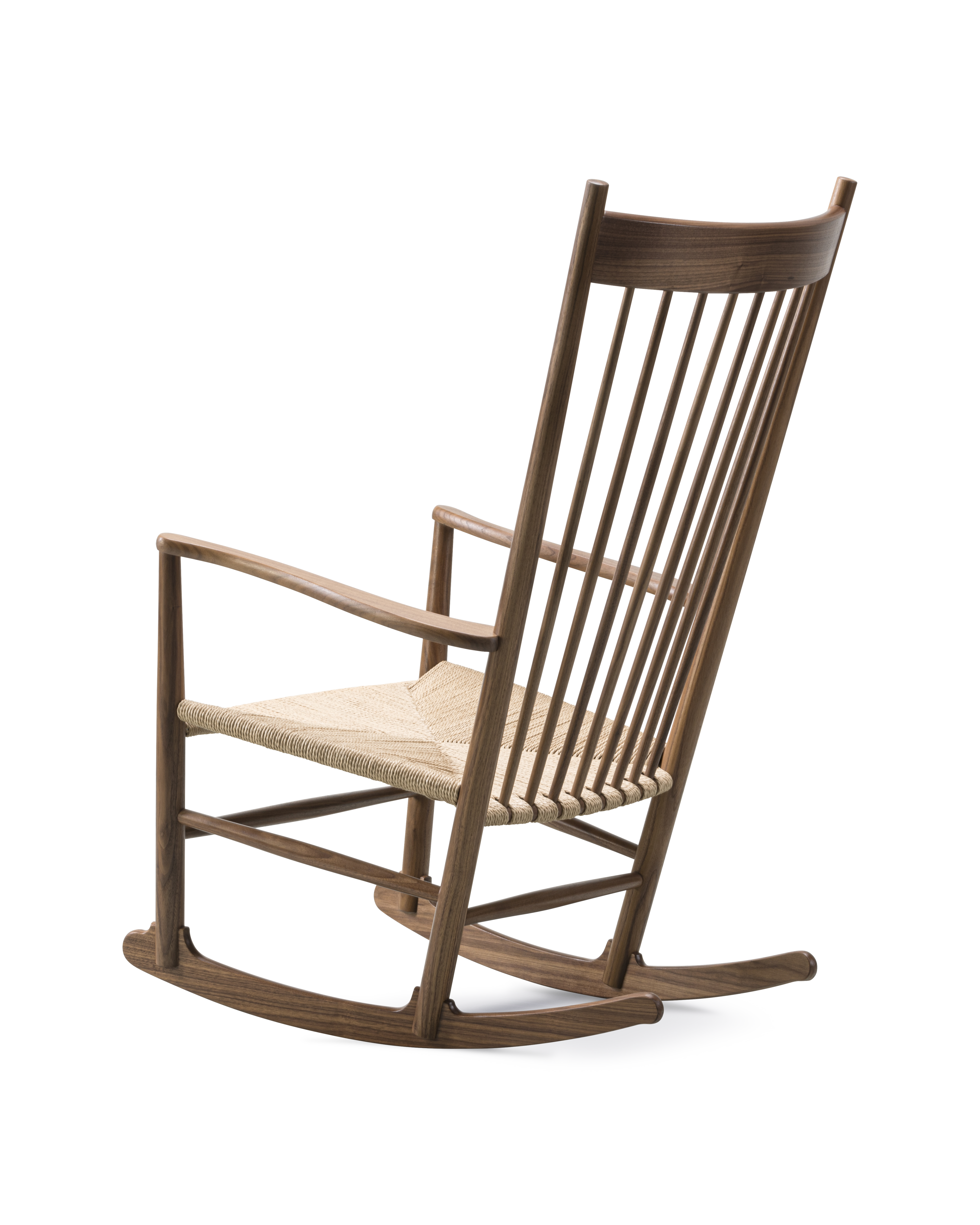 Wegner 16 Rocking Chair - Natural papercord / Walnut