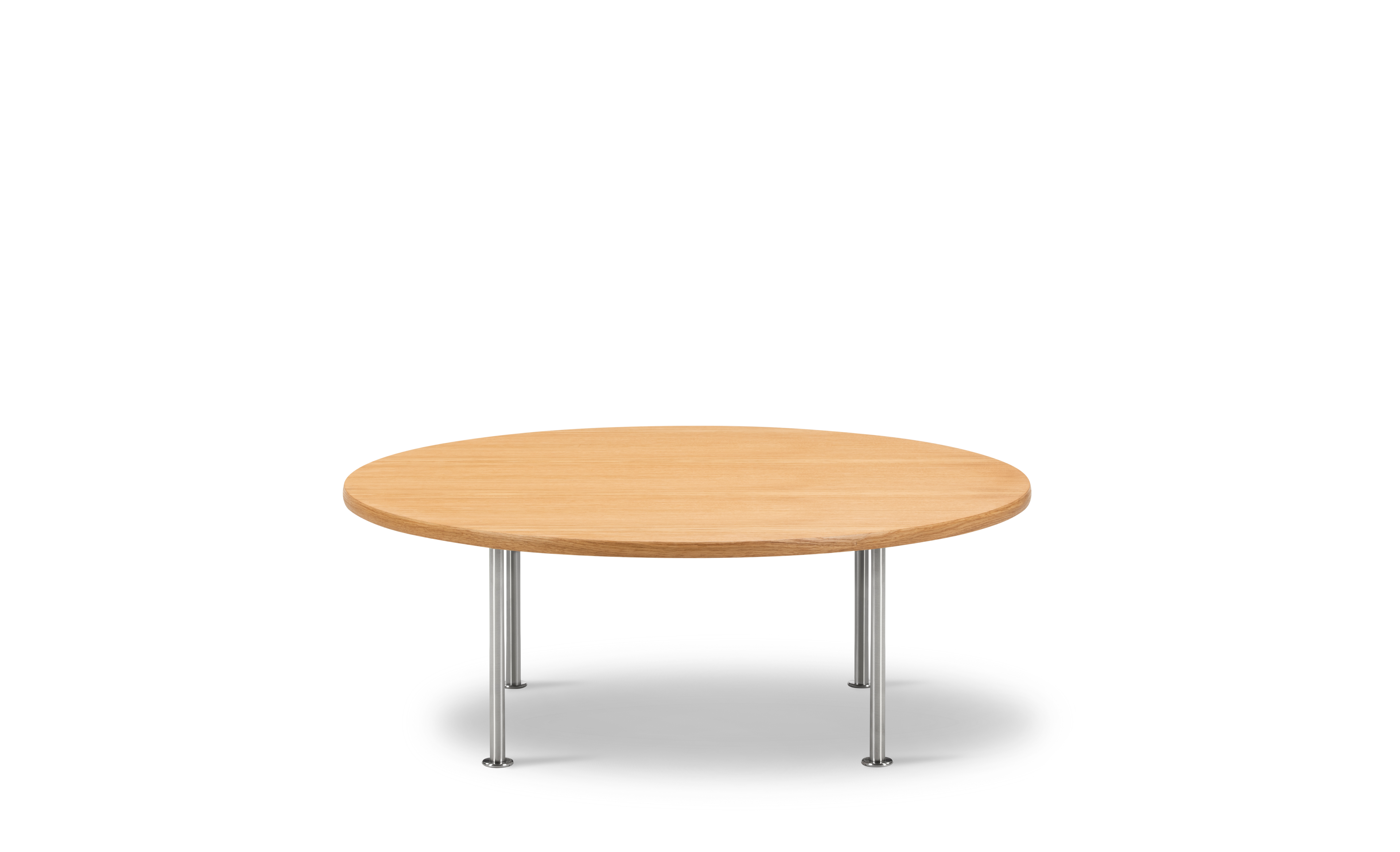 Wegner Ox Table - Oak oil / Brushed steel