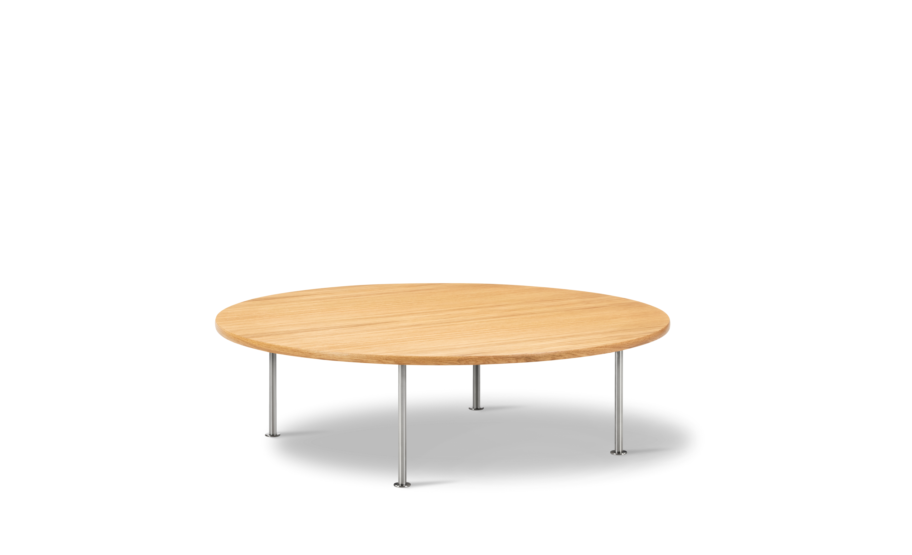 Wegner Ox Table - Eg olie / Børstet stål