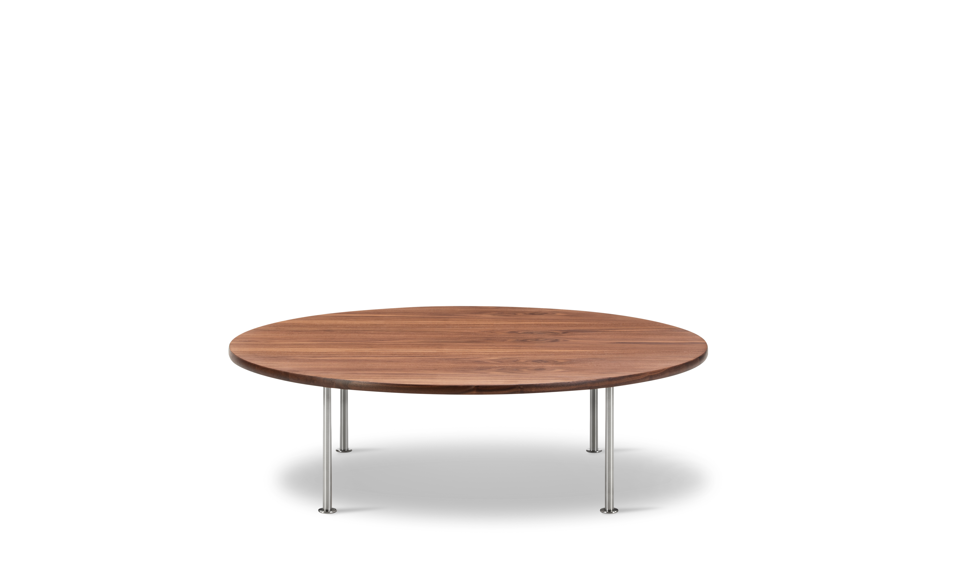 Wegner Ox Table - Walnut / Brushed steel