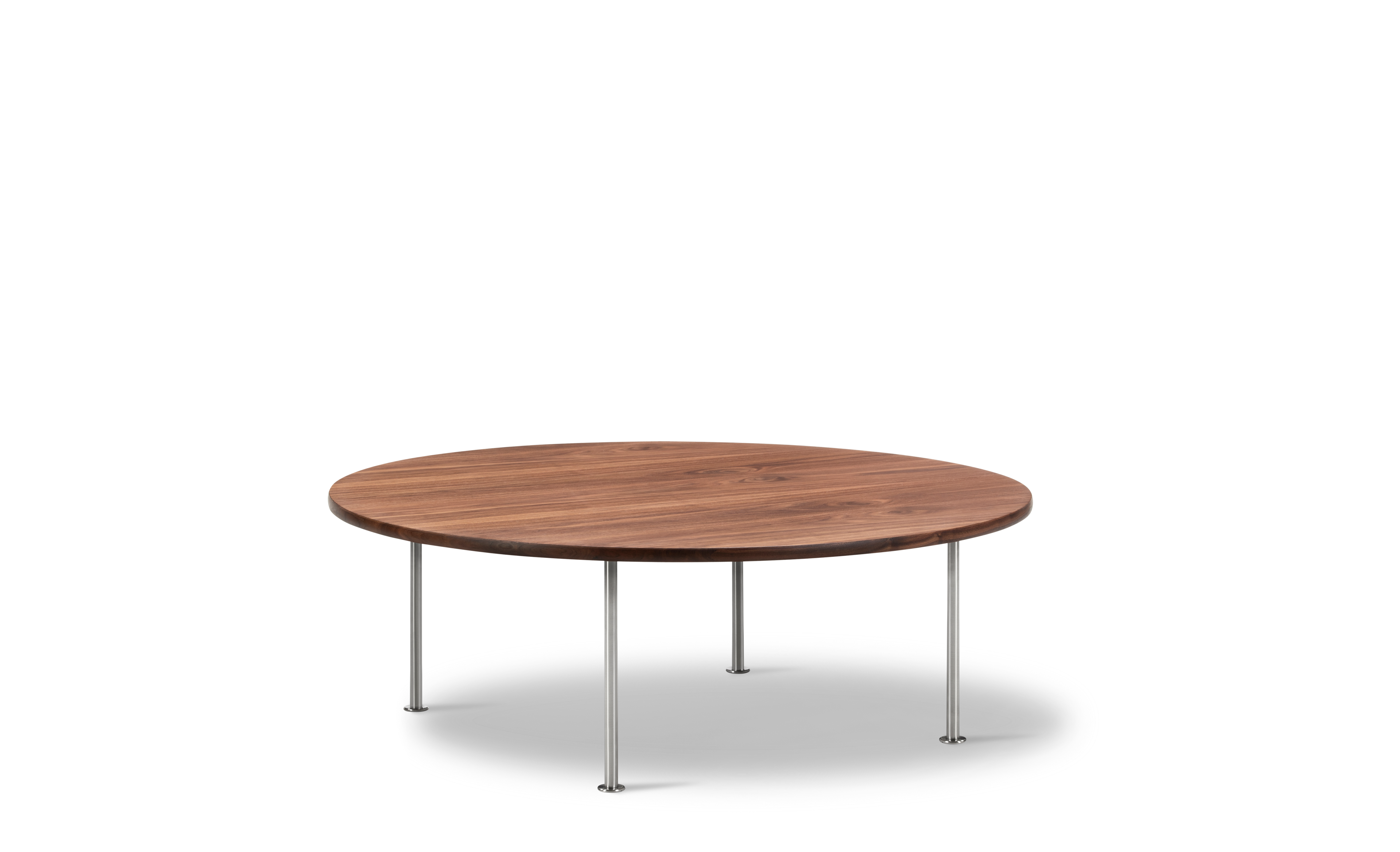 Wegner Ox Table - Walnut / Brushed steel