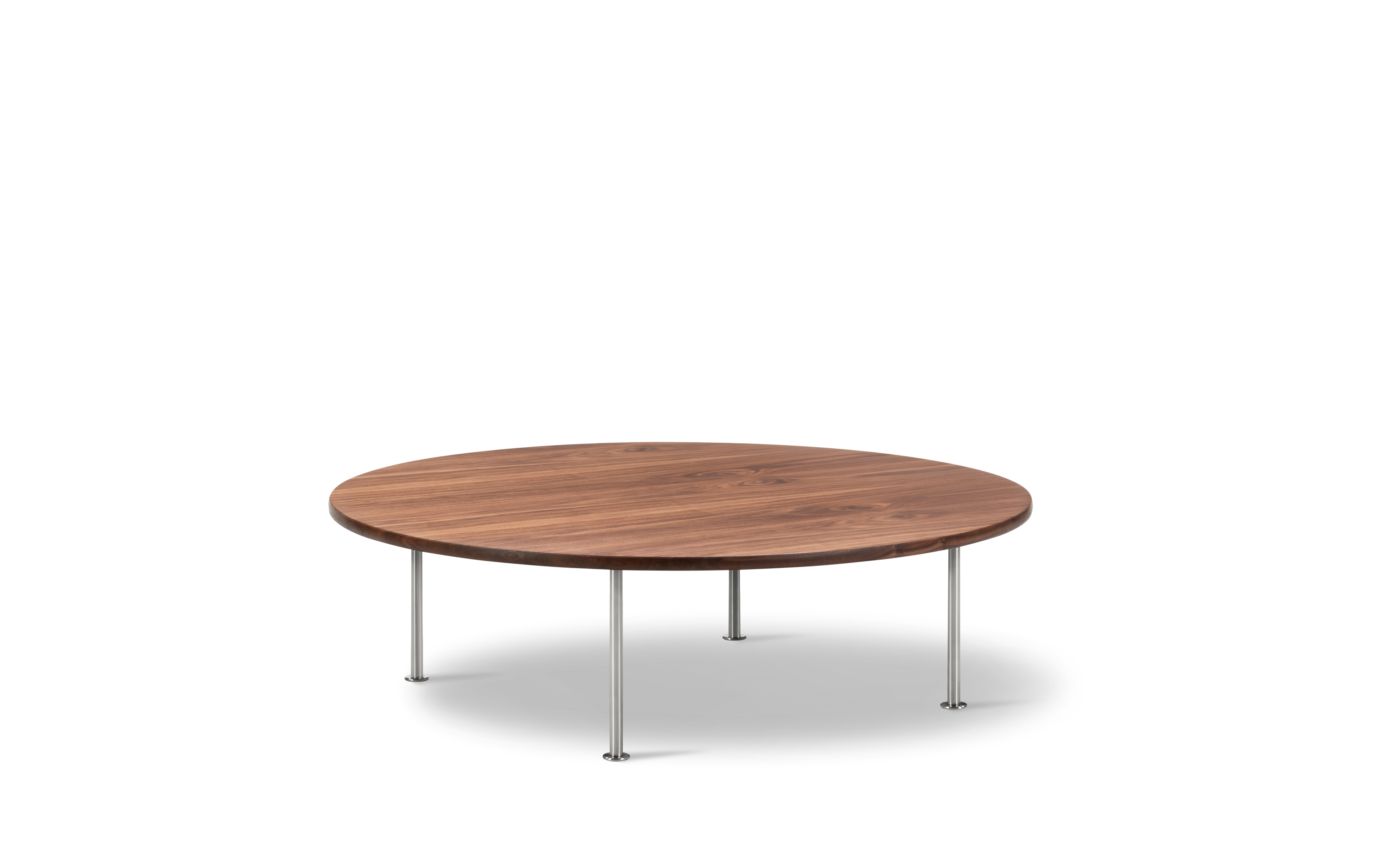 Wegner Ox Table - Walnut / Brushed steel