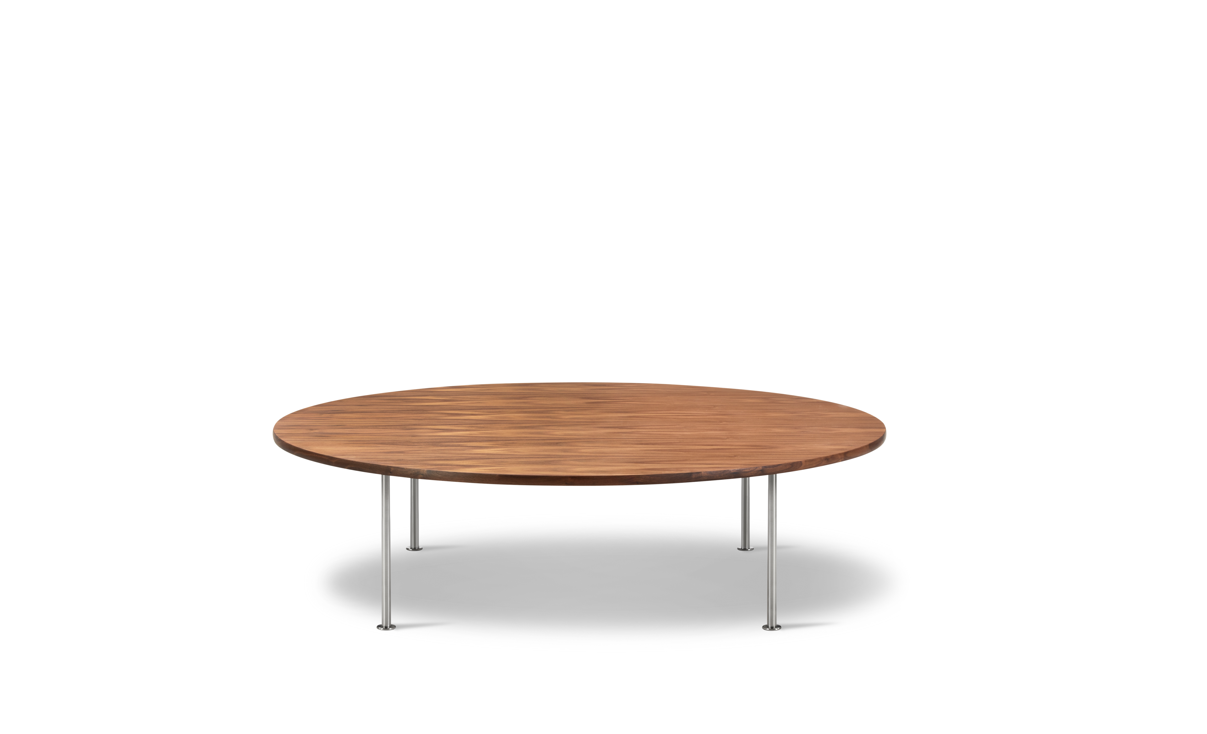 Wegner Ox Table - Valnød / Børstet stål