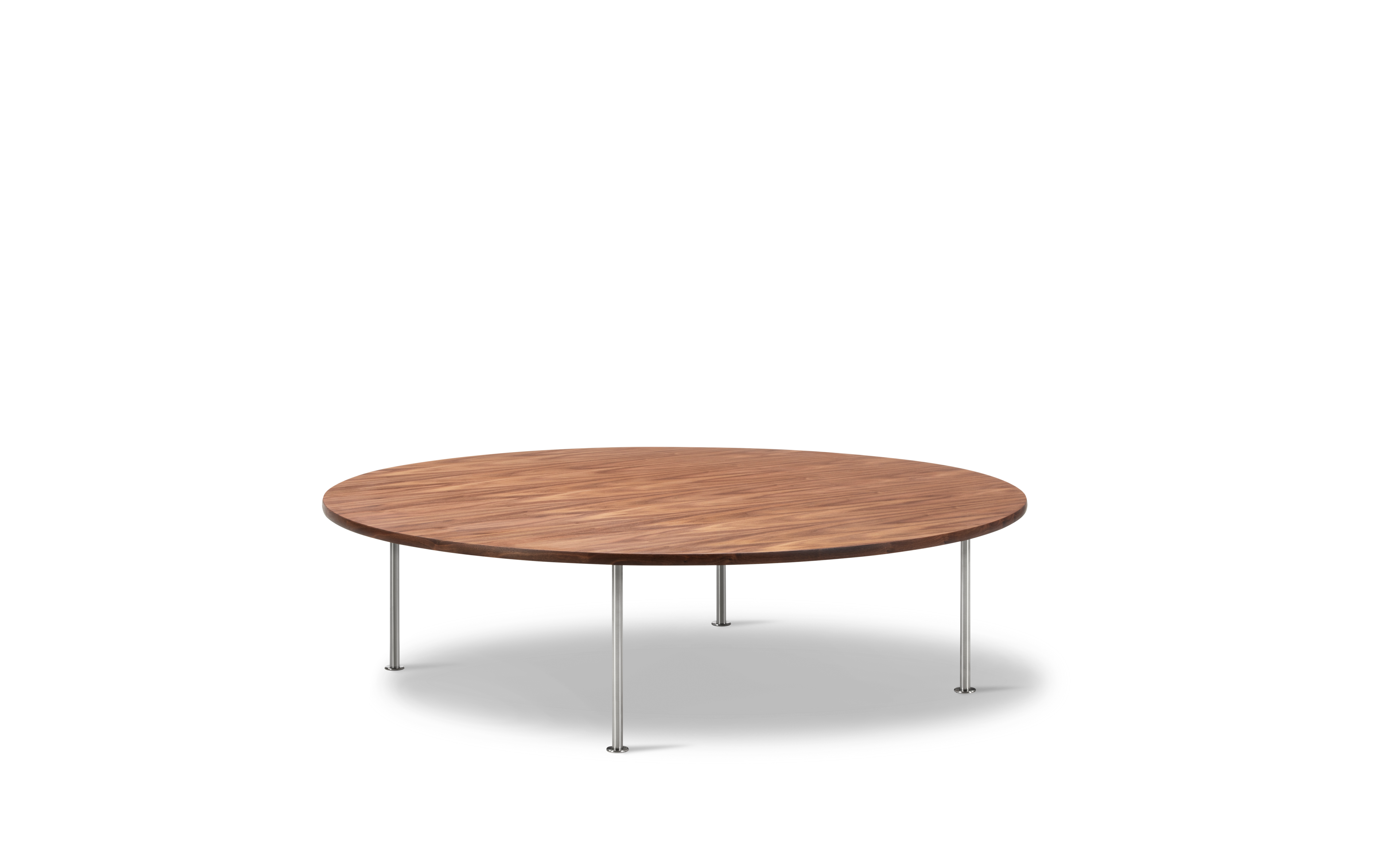 Wegner Ox Table - Walnut / Brushed steel