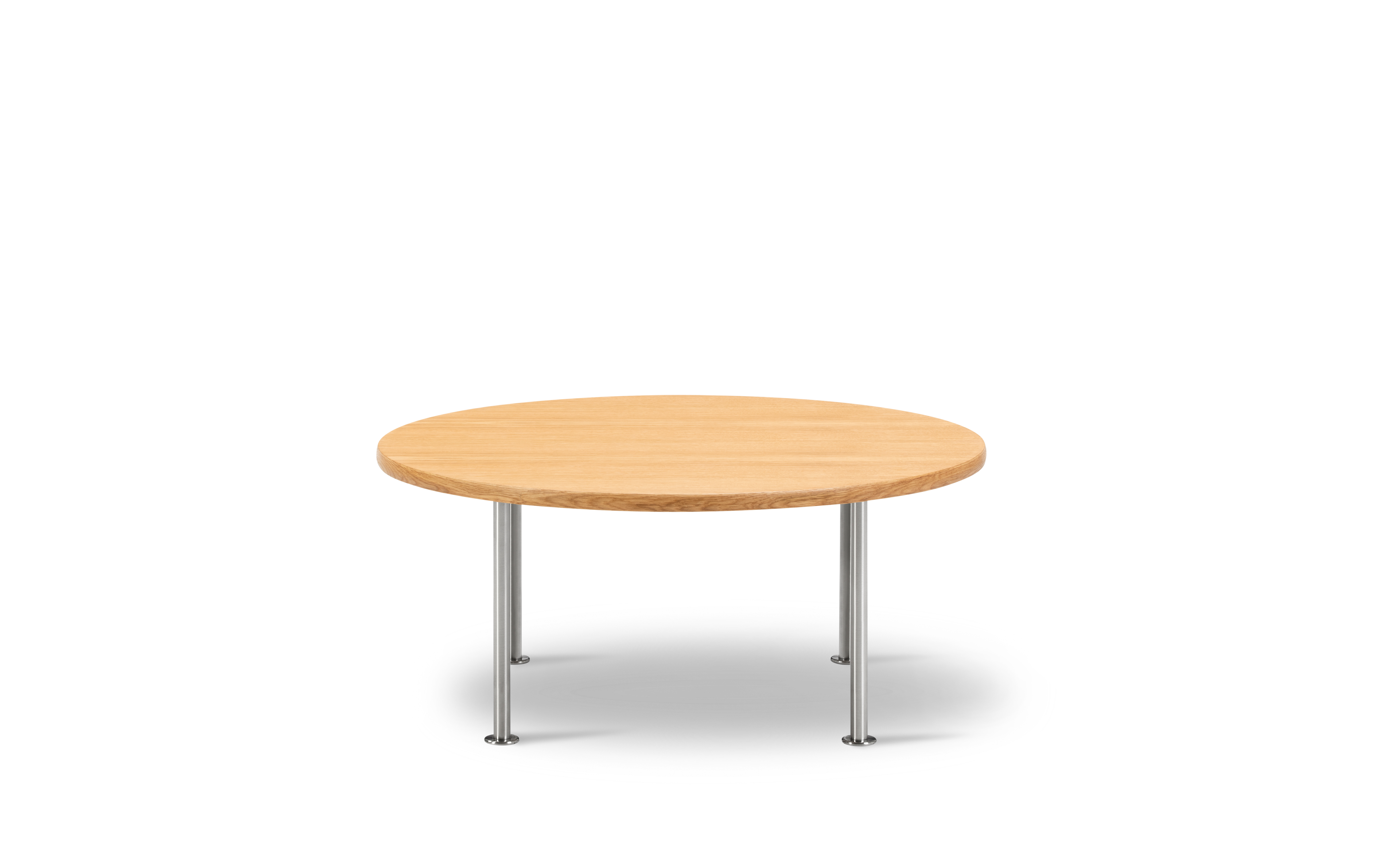 Wegner Ox Table - Oak oil / Brushed steel