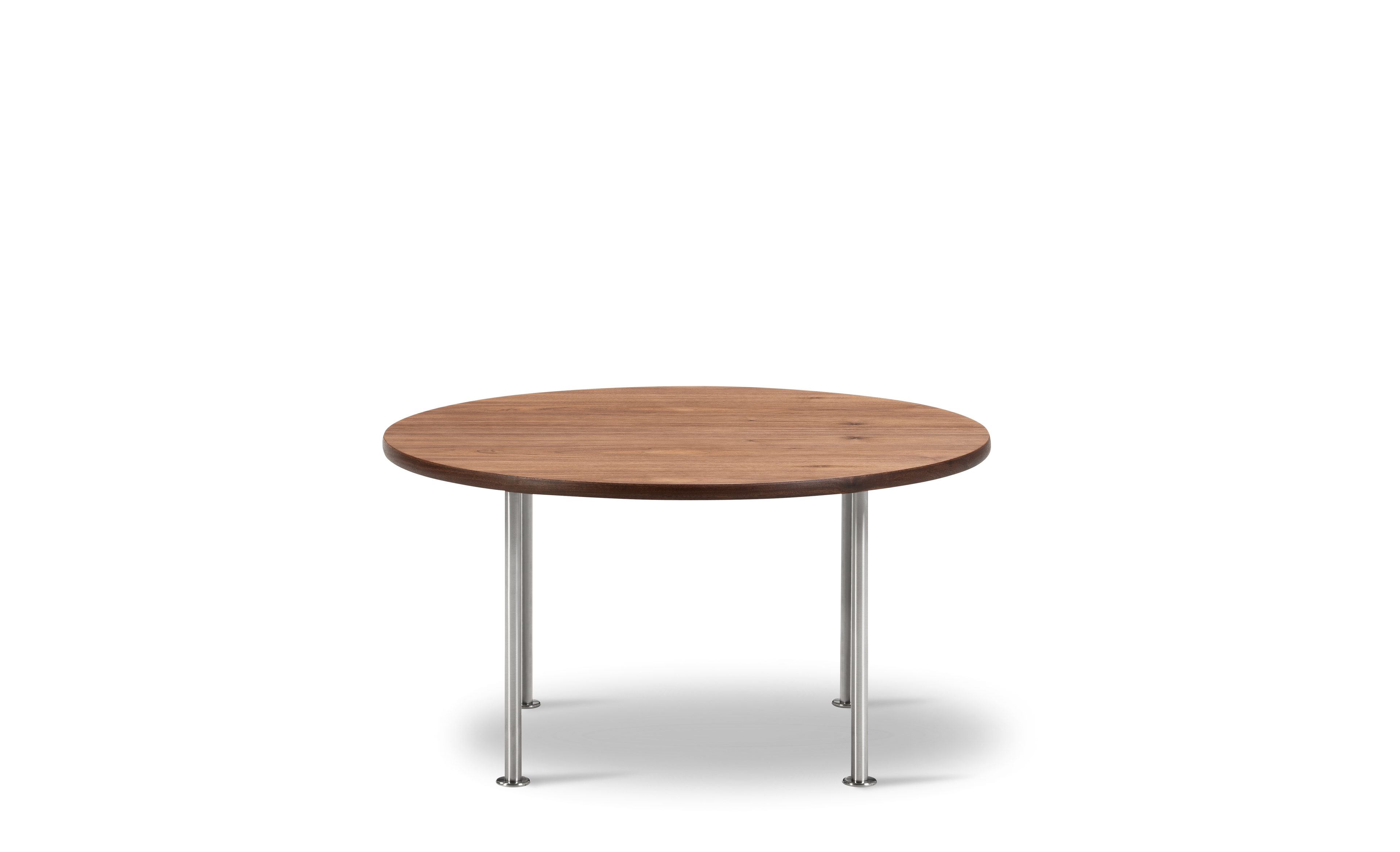 Wegner Ox Table - Walnut / Brushed steel