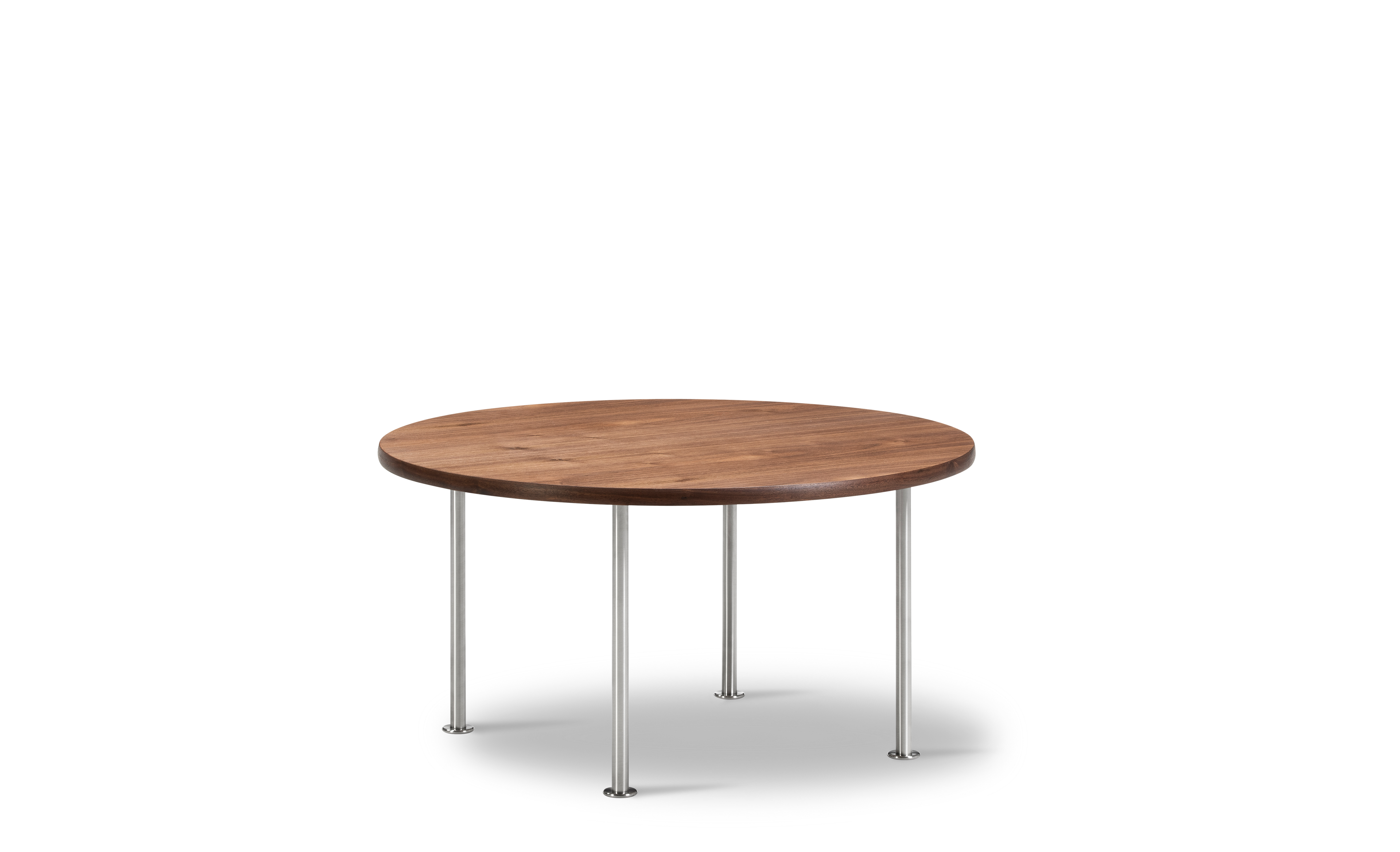 Wegner Ox Table - Walnut / Brushed steel