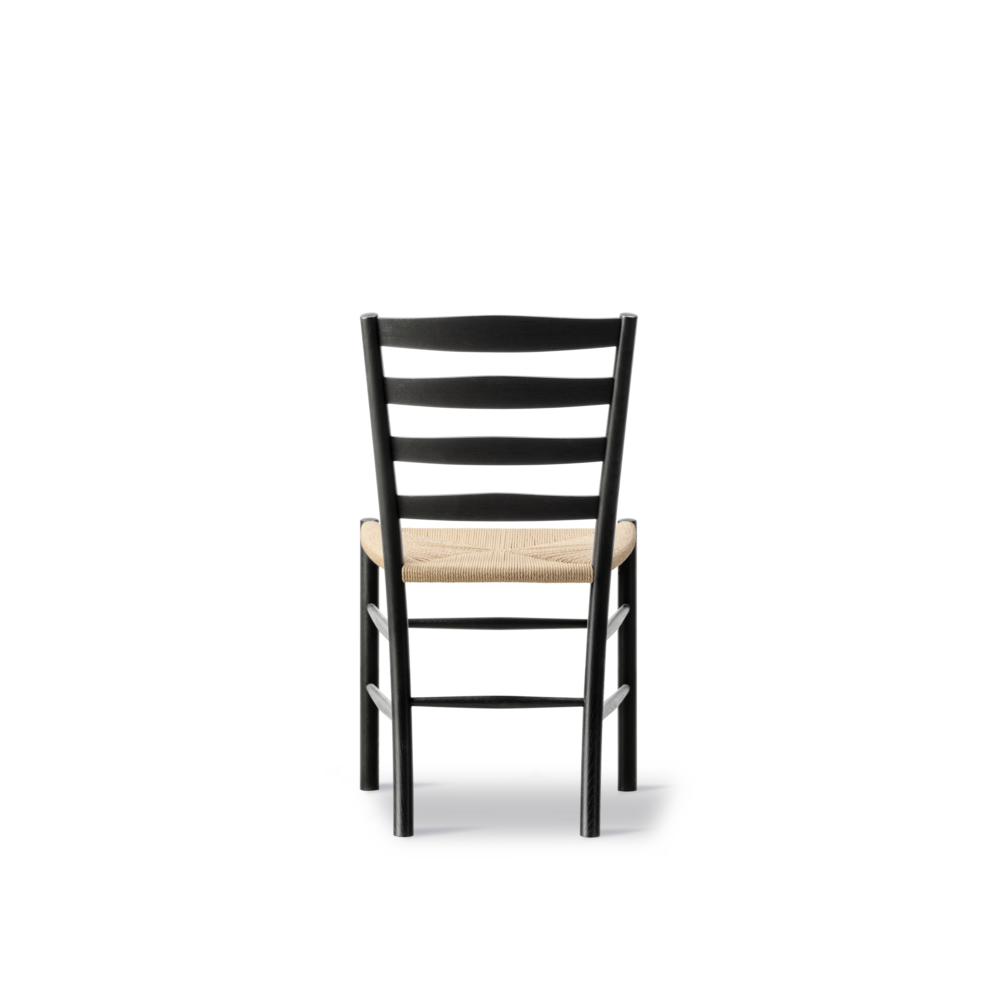 Klint Chair - Natural Papercord  / Black Lacquered Oak