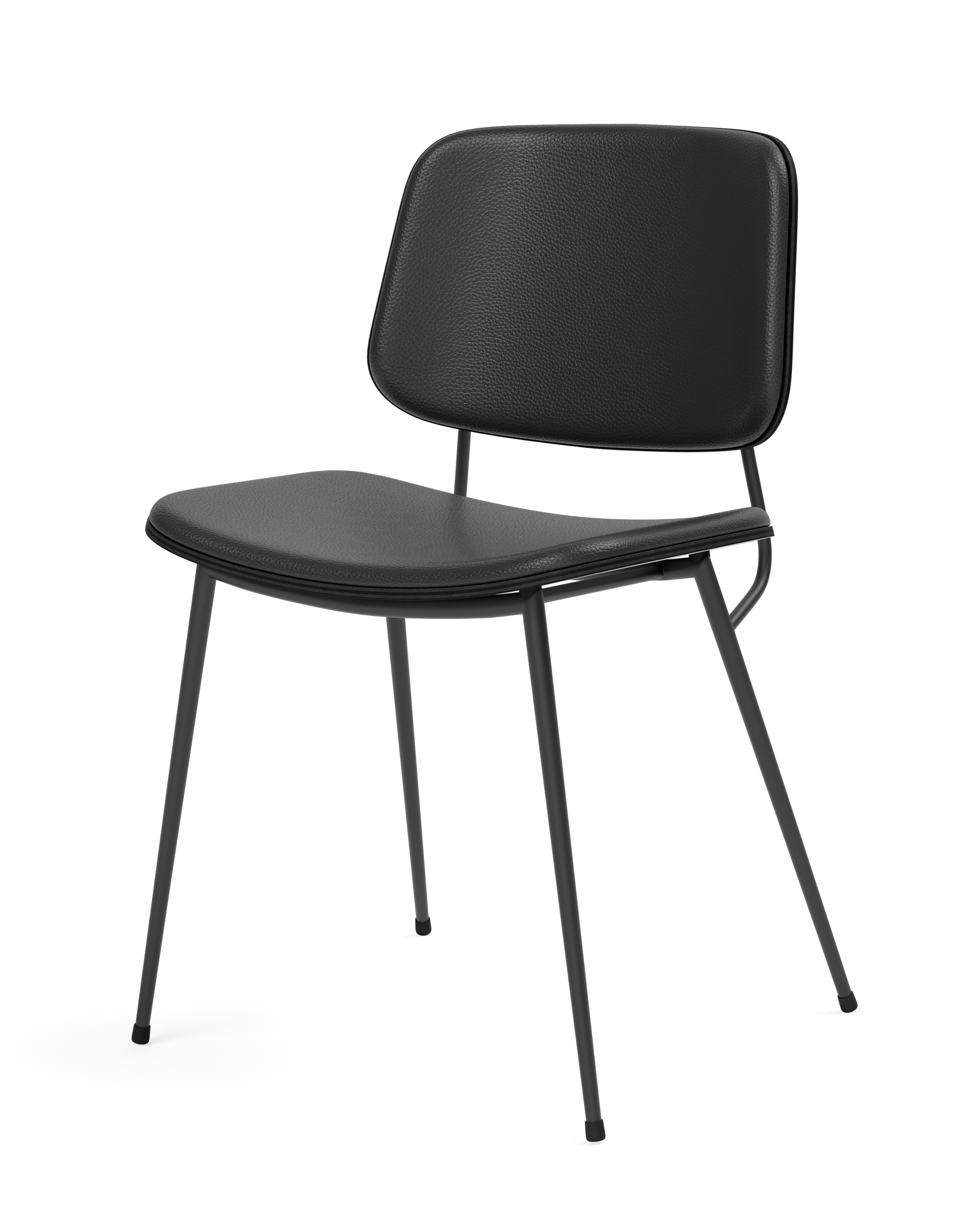 Børge Mogensen - Søborg Metal Base Front upholstered