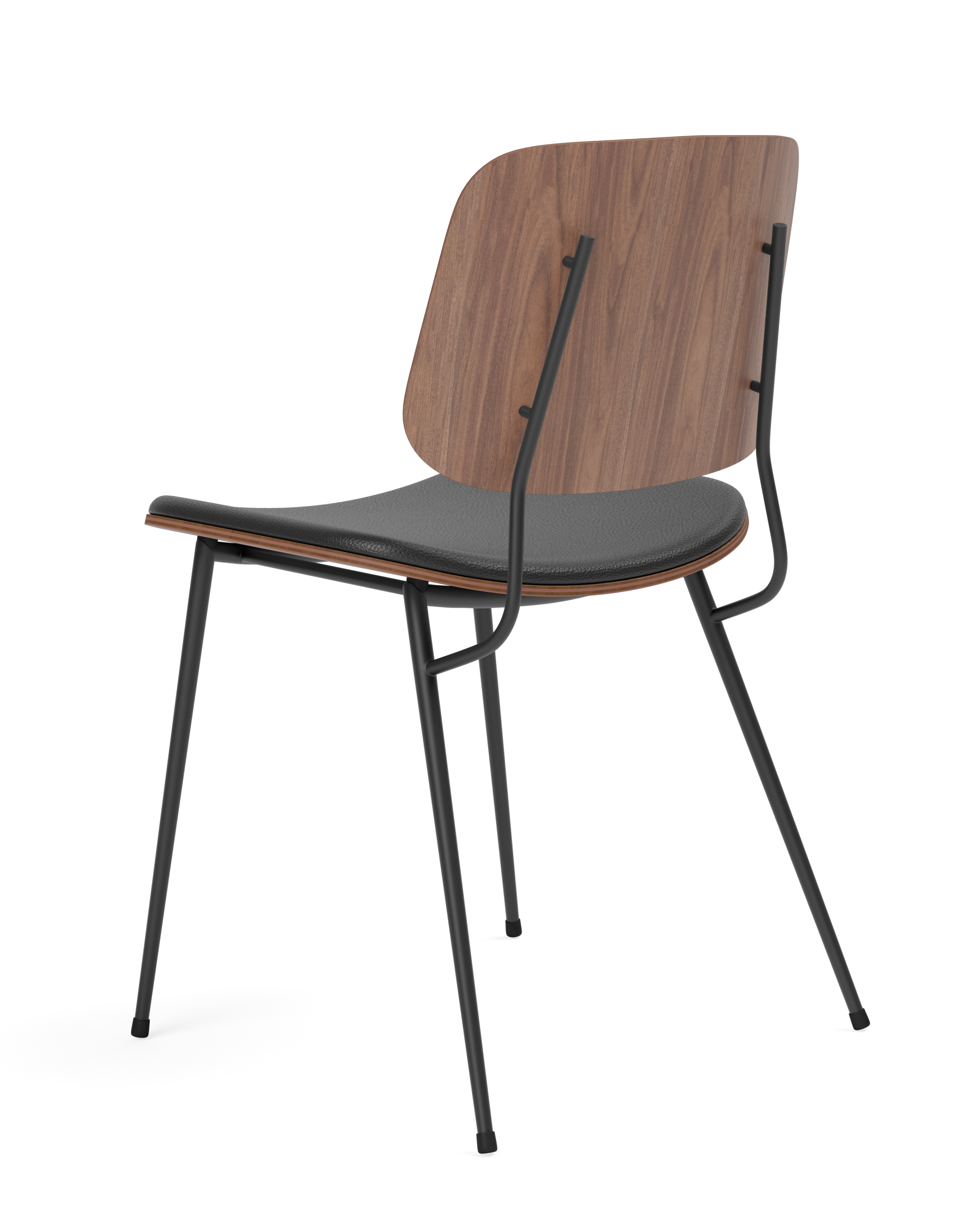 Børge Mogensen - Søborg Metal Base Seat upholstered