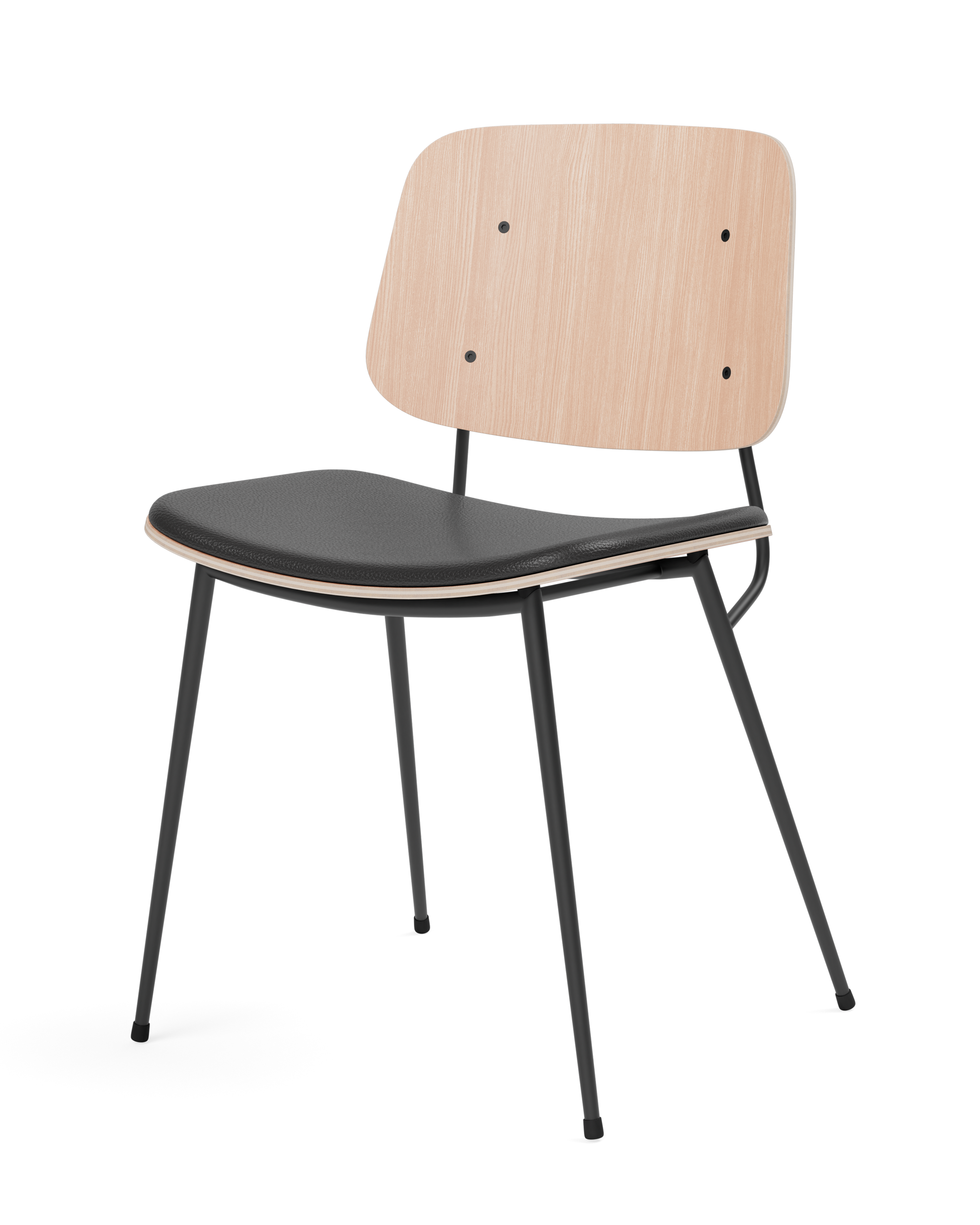 Børge Mogensen - Søborg Metal Base Seat upholstered