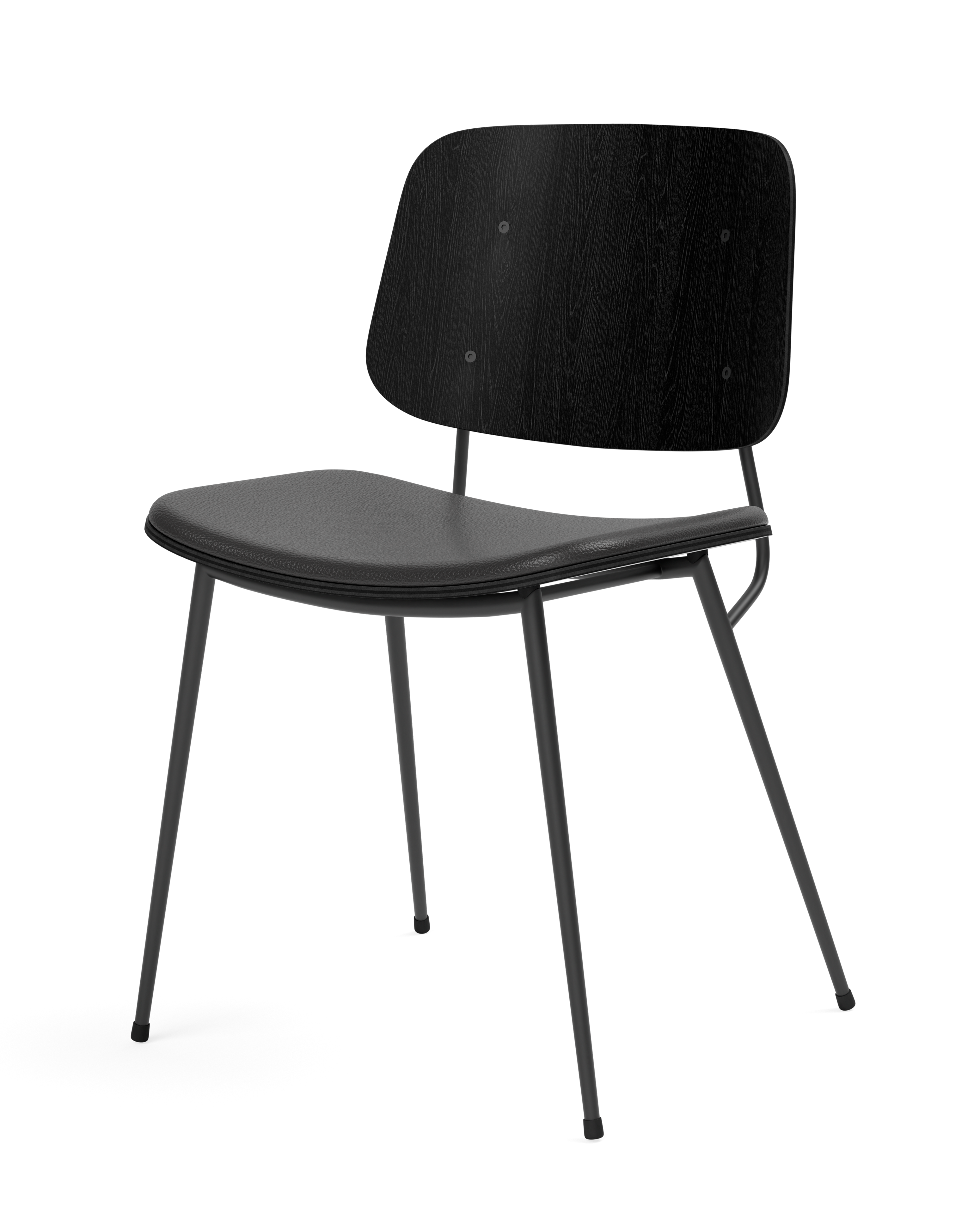 Børge Mogensen - Søborg Metal Base Seat upholstered