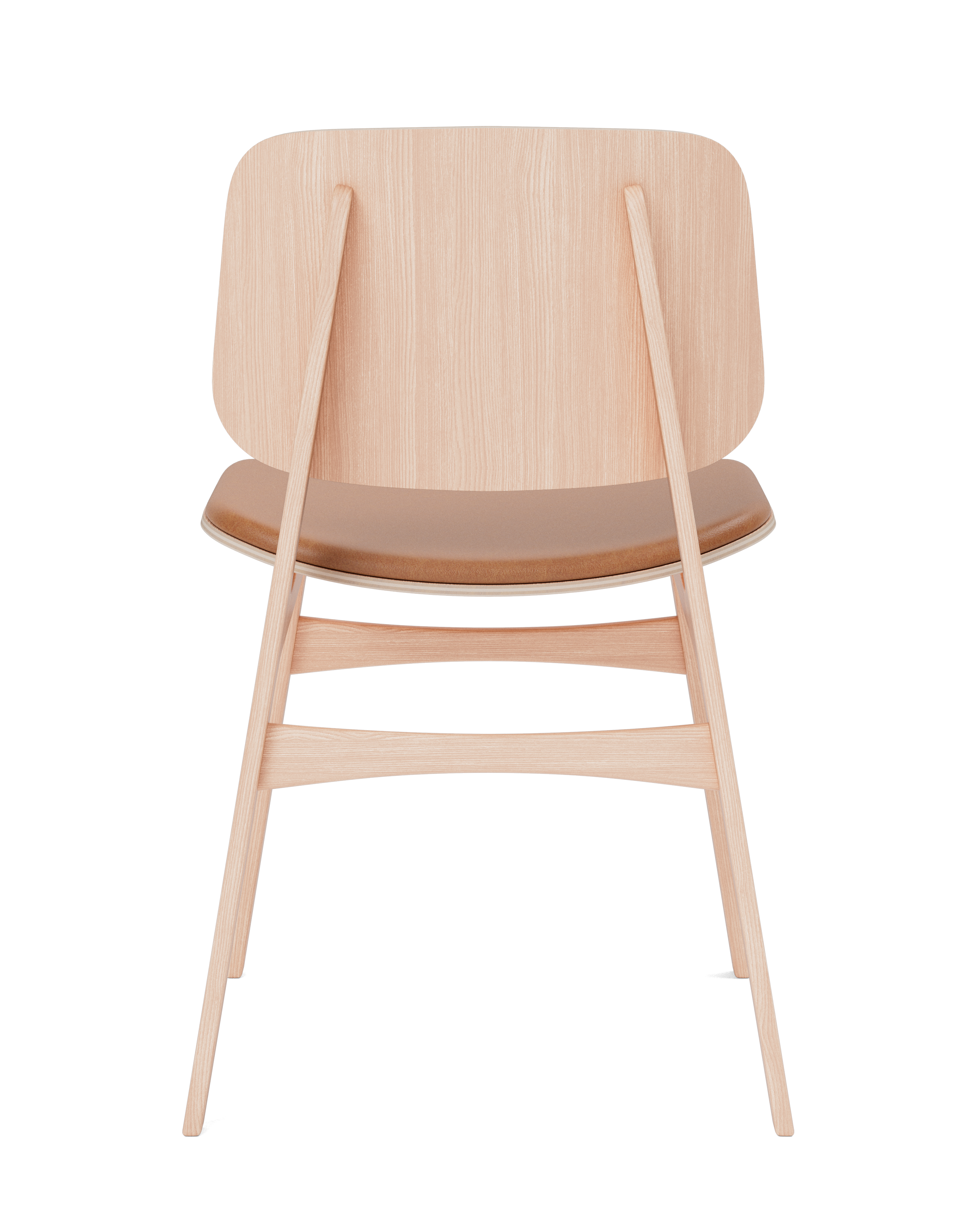 Børge Mogensen - Søborg Wood Base Seat upholstered