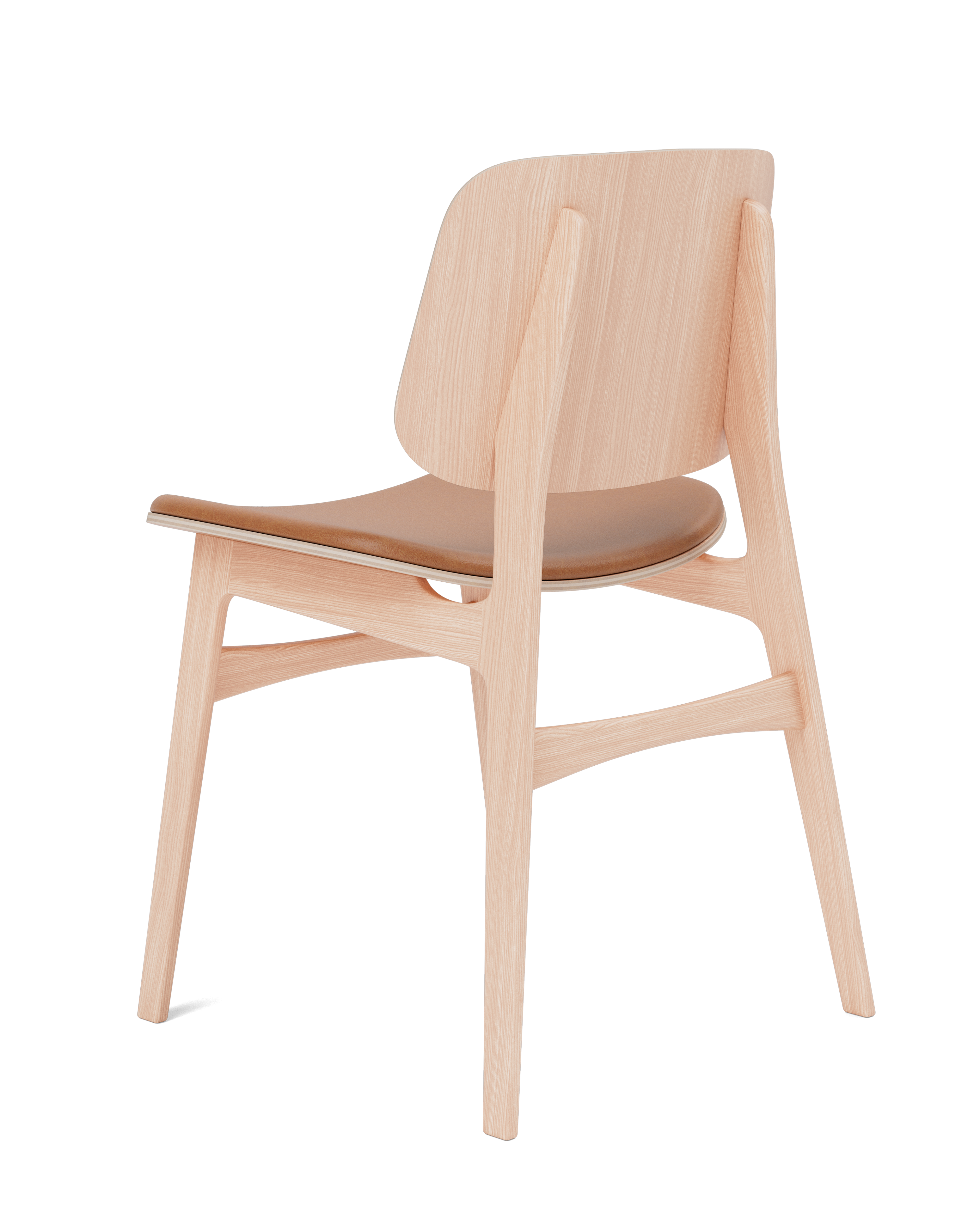 Børge Mogensen - Søborg Wood Base Seat upholstered