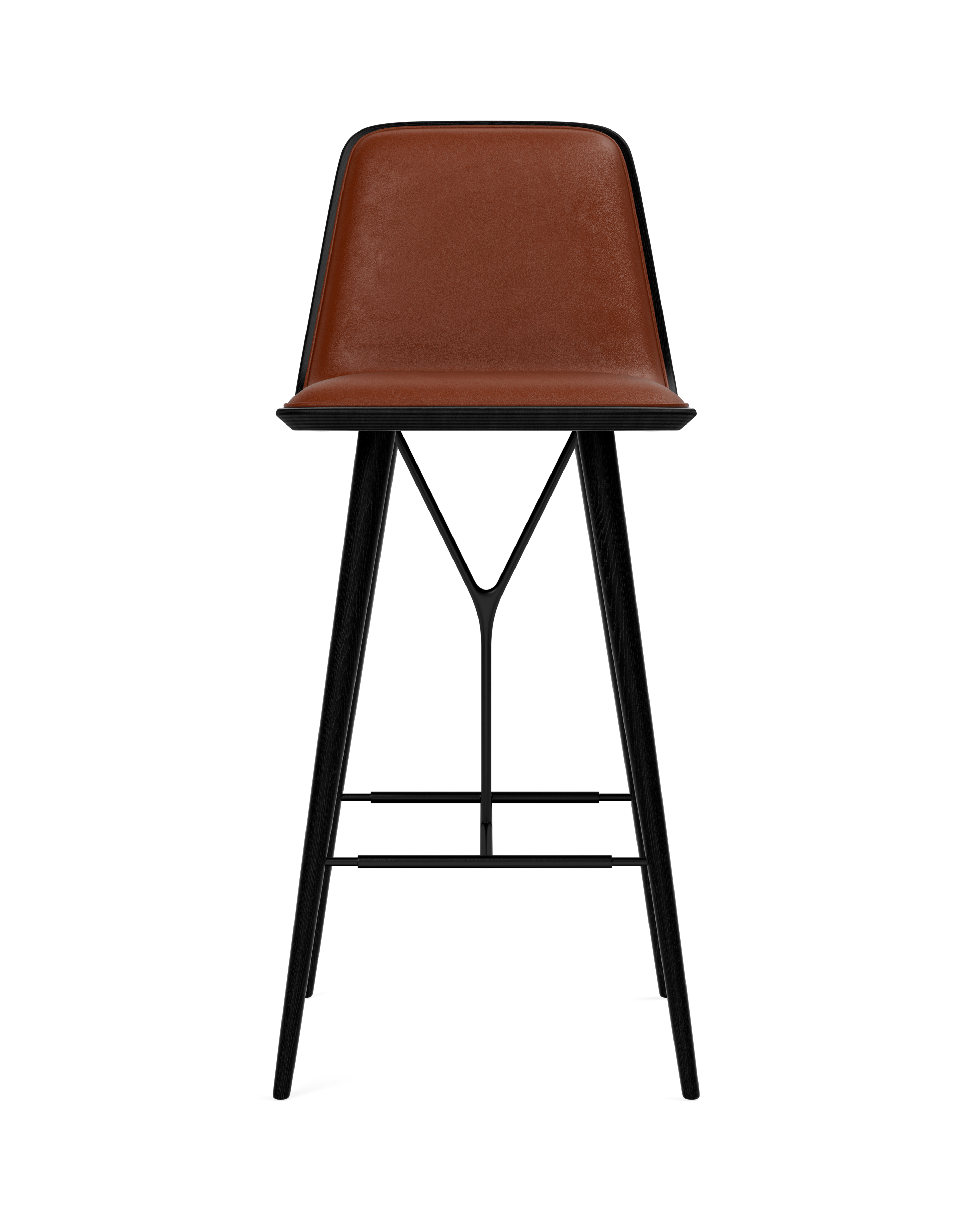 Space Copenhagen - Spine Wood Base Barstool