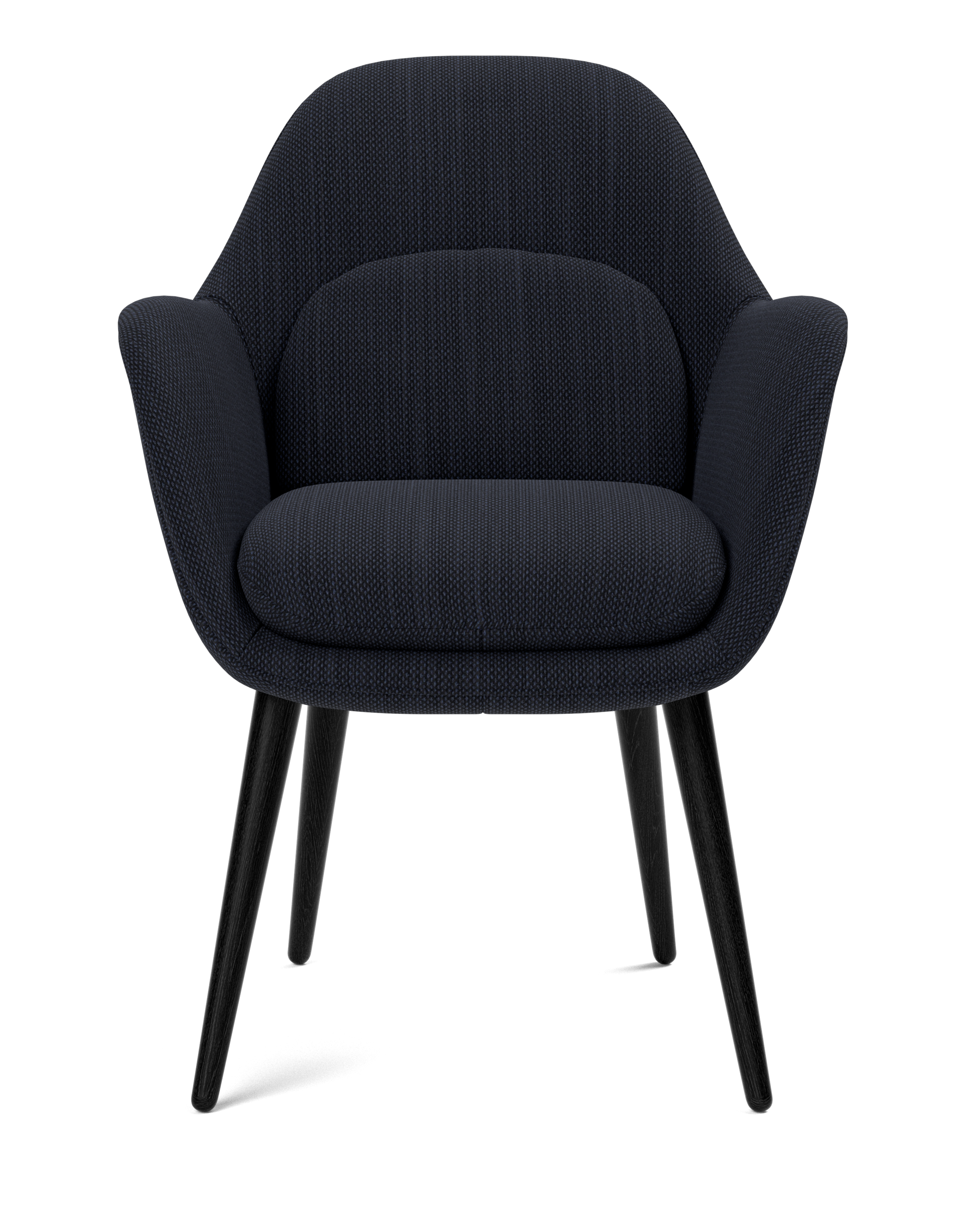 Space Copenhagen - Swoon Dining Armchair Wood Base